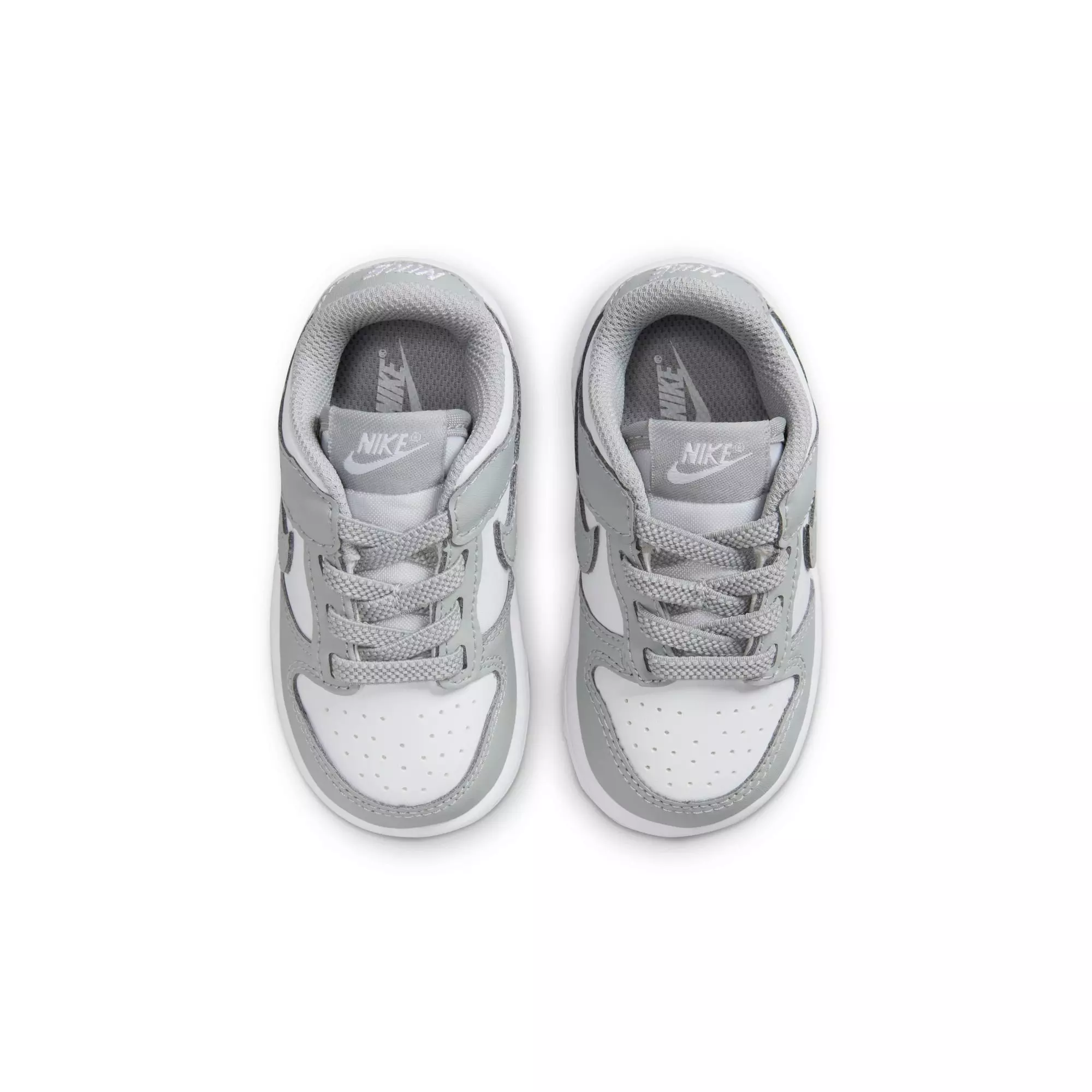 Nike Dunk Low "White/Lt Smoke Grey" Toddler Boys' Shoe - GREY/WHITE