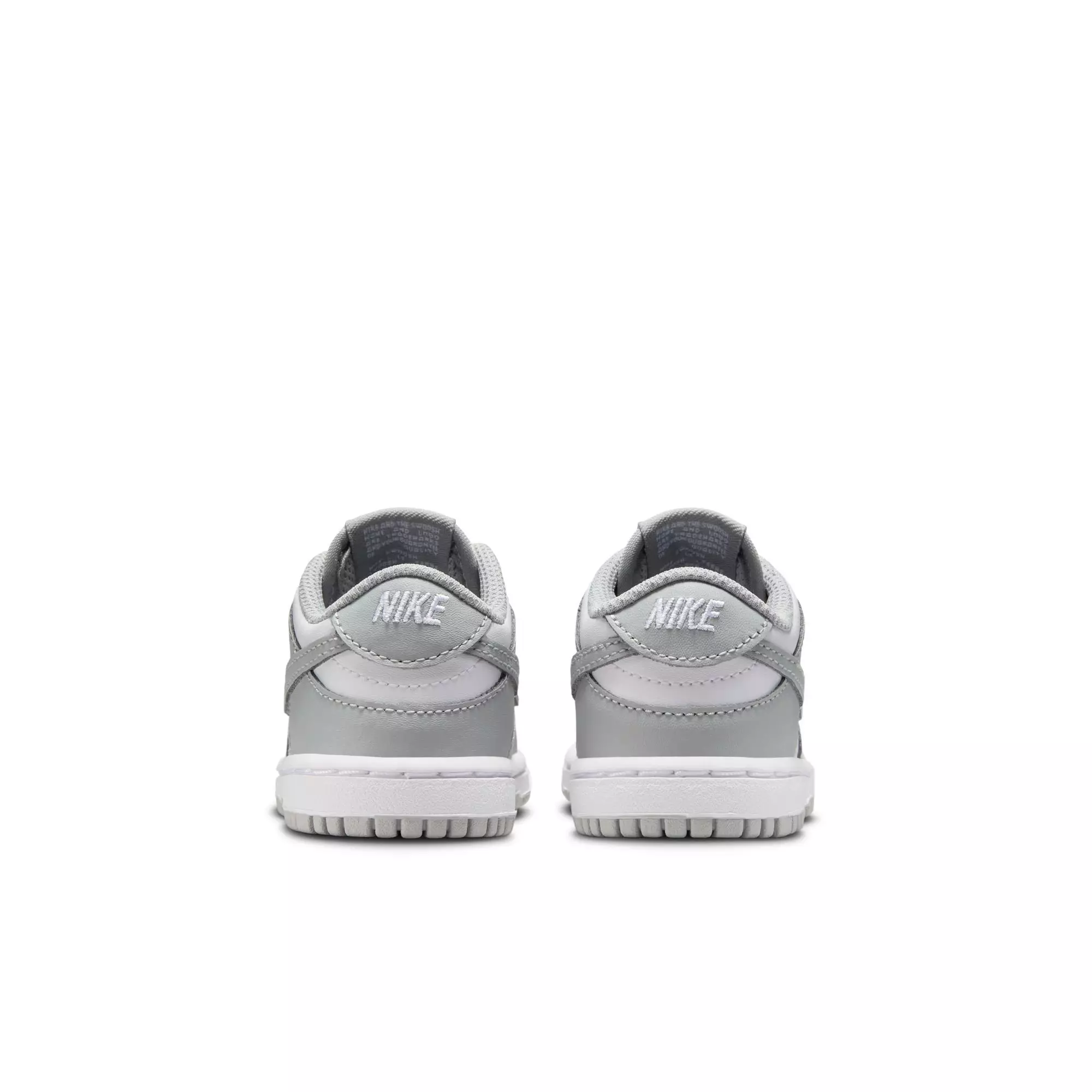 Nike Dunk Low "White/Lt Smoke Grey" Toddler Boys' Shoe - GREY/WHITE