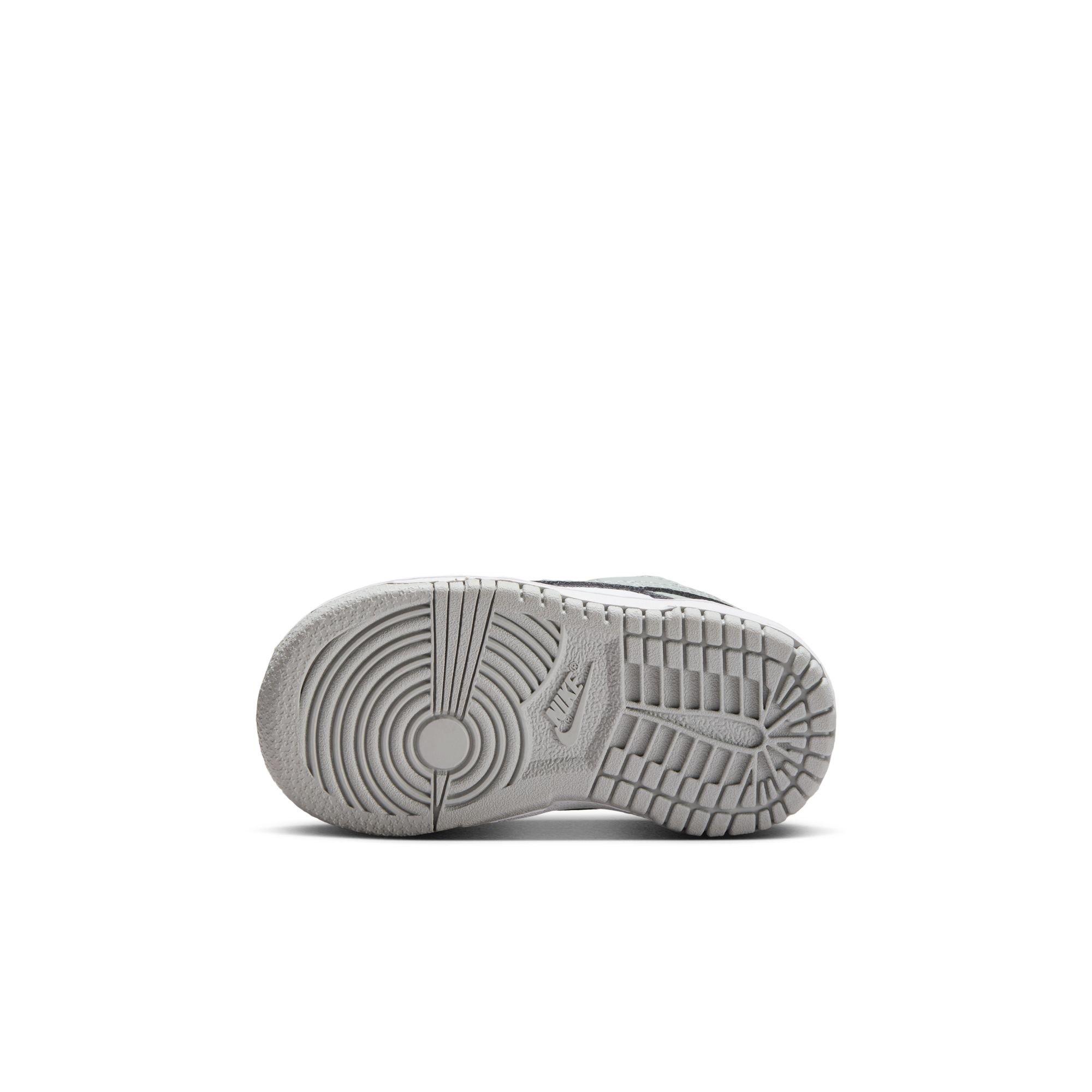 Nike Dunk Low Toddler Boys' "White/Lt Smoke Grey" Shoe