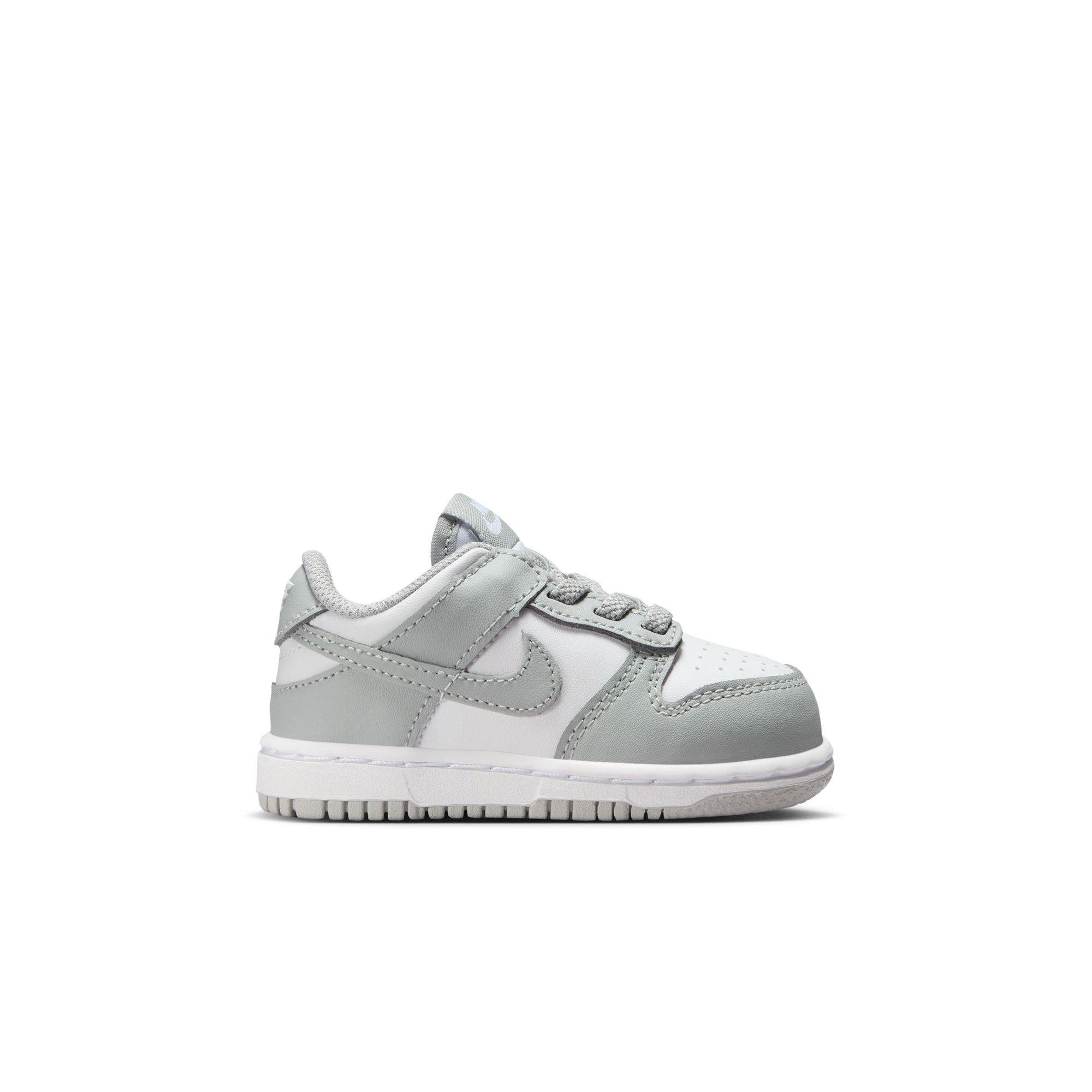 Nike Dunk Low Toddler Boys' "White/Lt Smoke Grey" Shoe