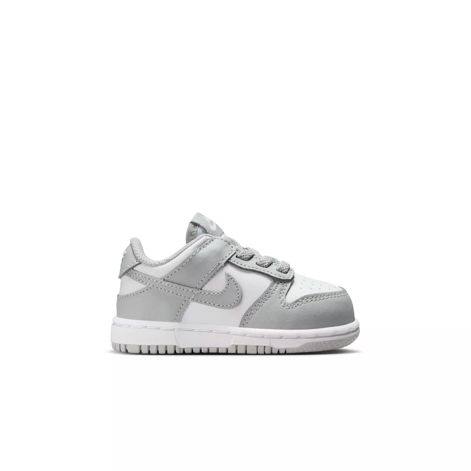 Nike Dunk Low "White/Lt Smoke Grey" Toddler Boys' Shoe - GREY/WHITE