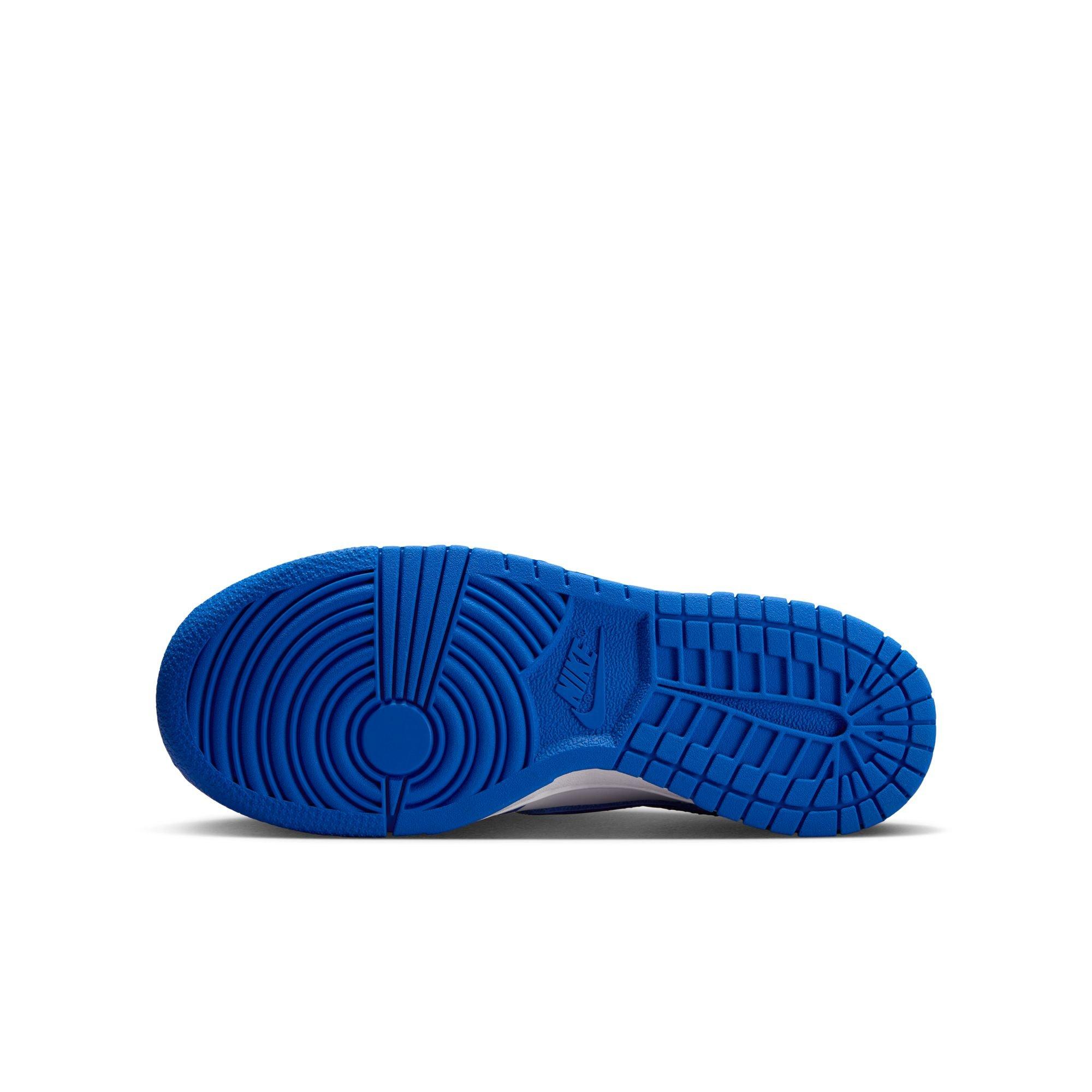 Nike Dunk Low Grade School Boys' "White/Hyper Royal" Shoe