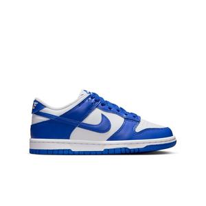 Nike Dunk Low "White/Lt Smoke Grey" Grade School Boys' Shoe