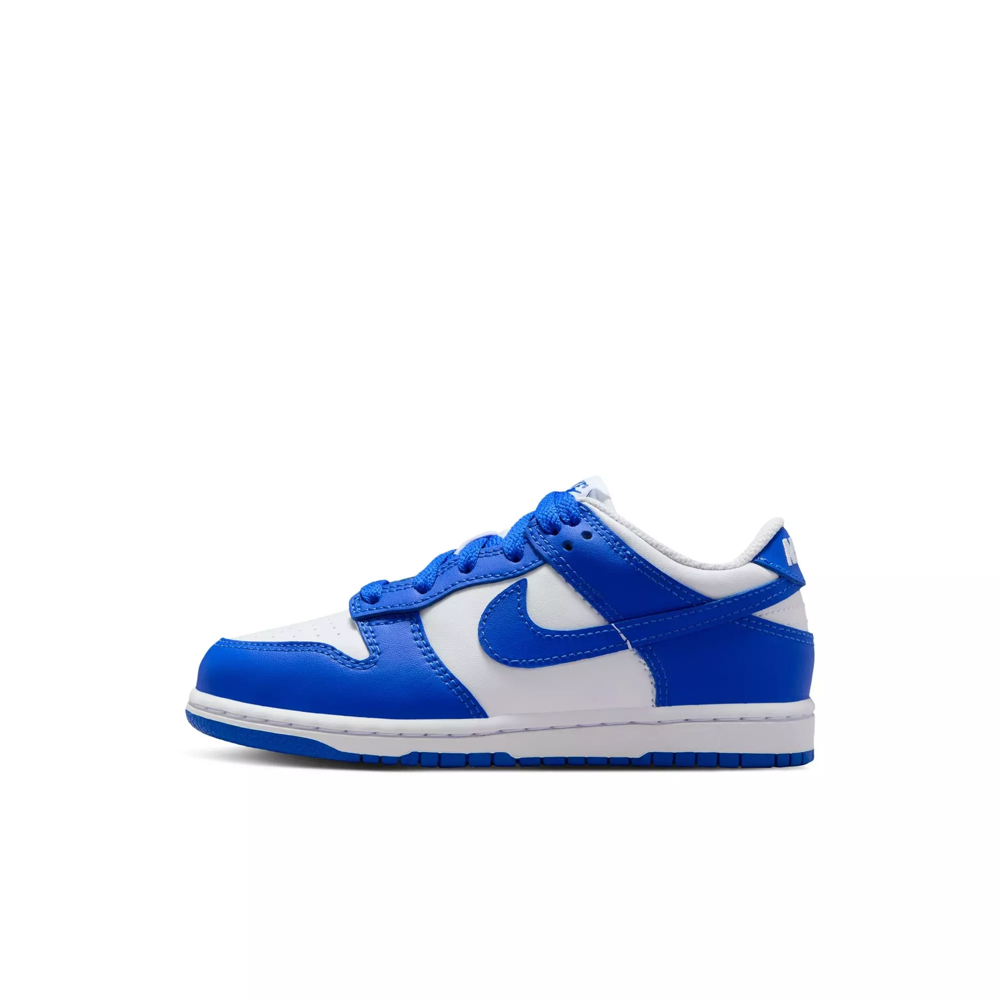 Nike Dunk Low "White/Hyper Royal" Preschool Boys' Shoe - WHITE/ROYAL