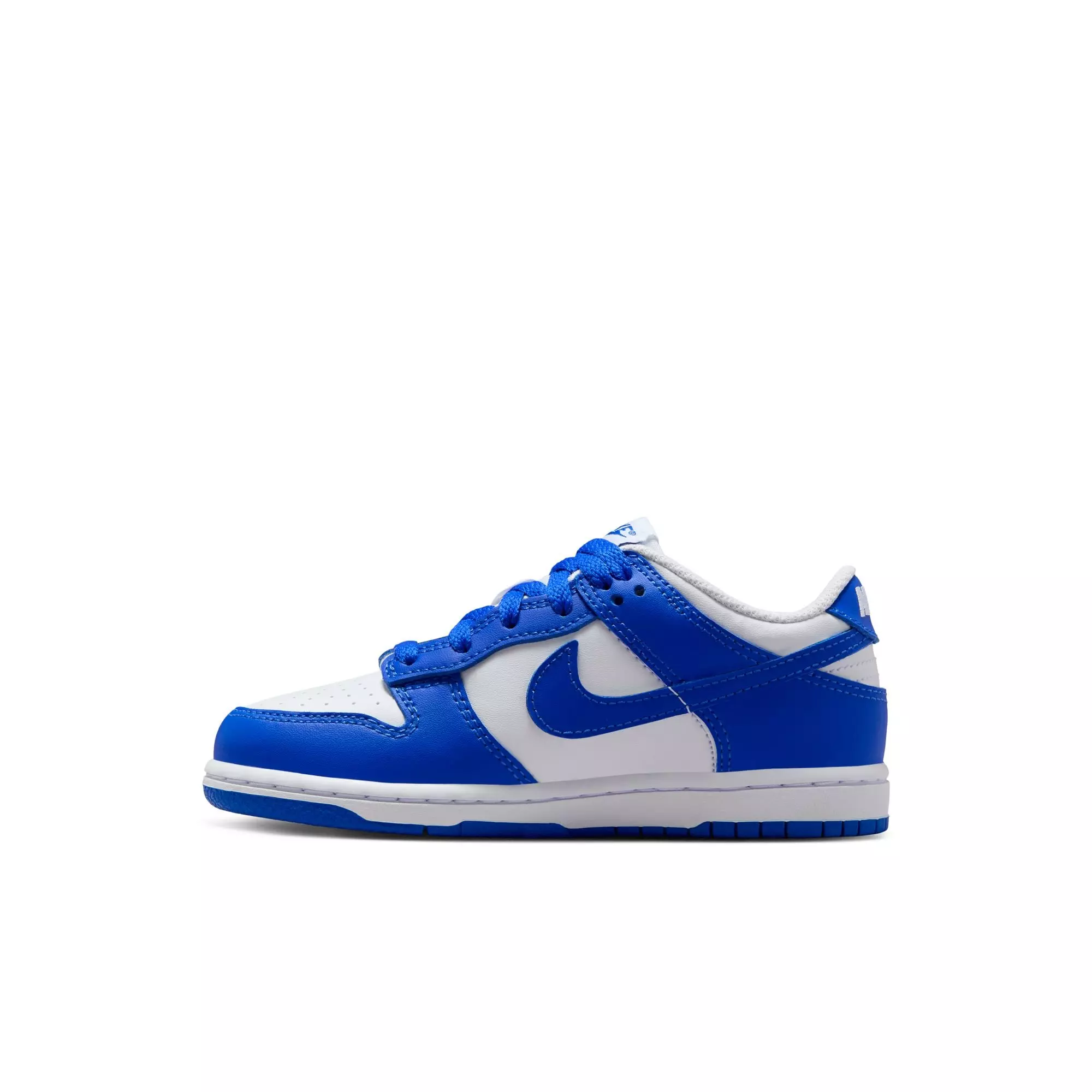 Nike Dunk Low "White/Hyper Royal" Preschool Boys' Shoe - WHITE/ROYAL