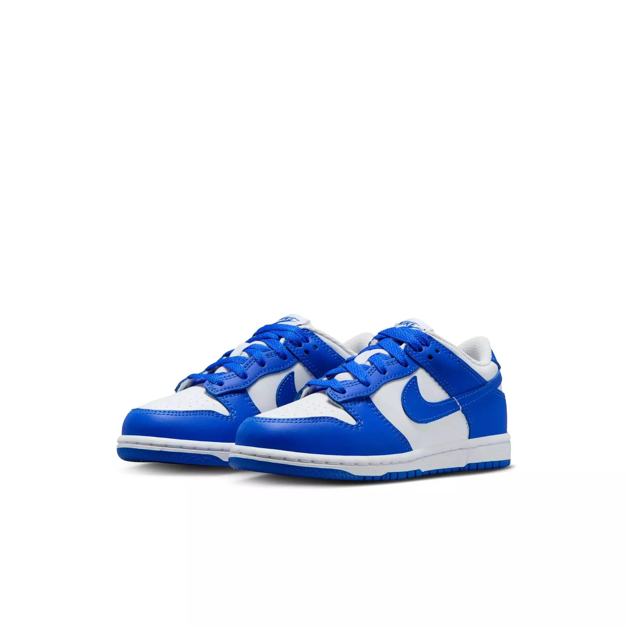 Nike Dunk Low "White/Hyper Royal" Preschool Boys' Shoe - WHITE/ROYAL