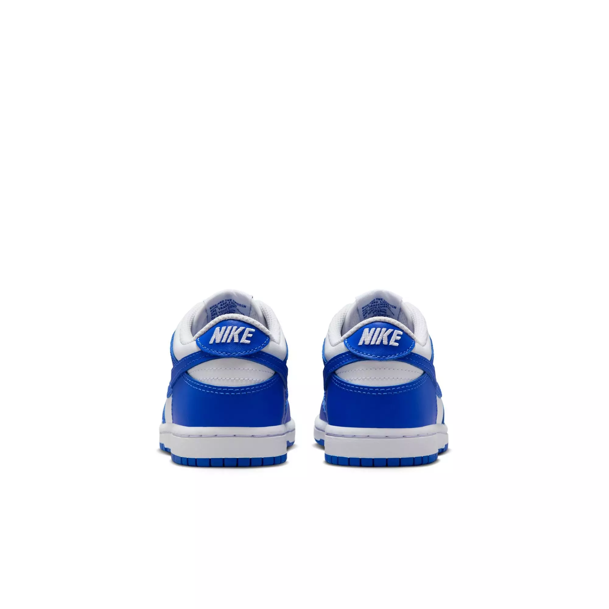 Nike Dunk Low "White/Hyper Royal" Preschool Boys' Shoe - WHITE/ROYAL