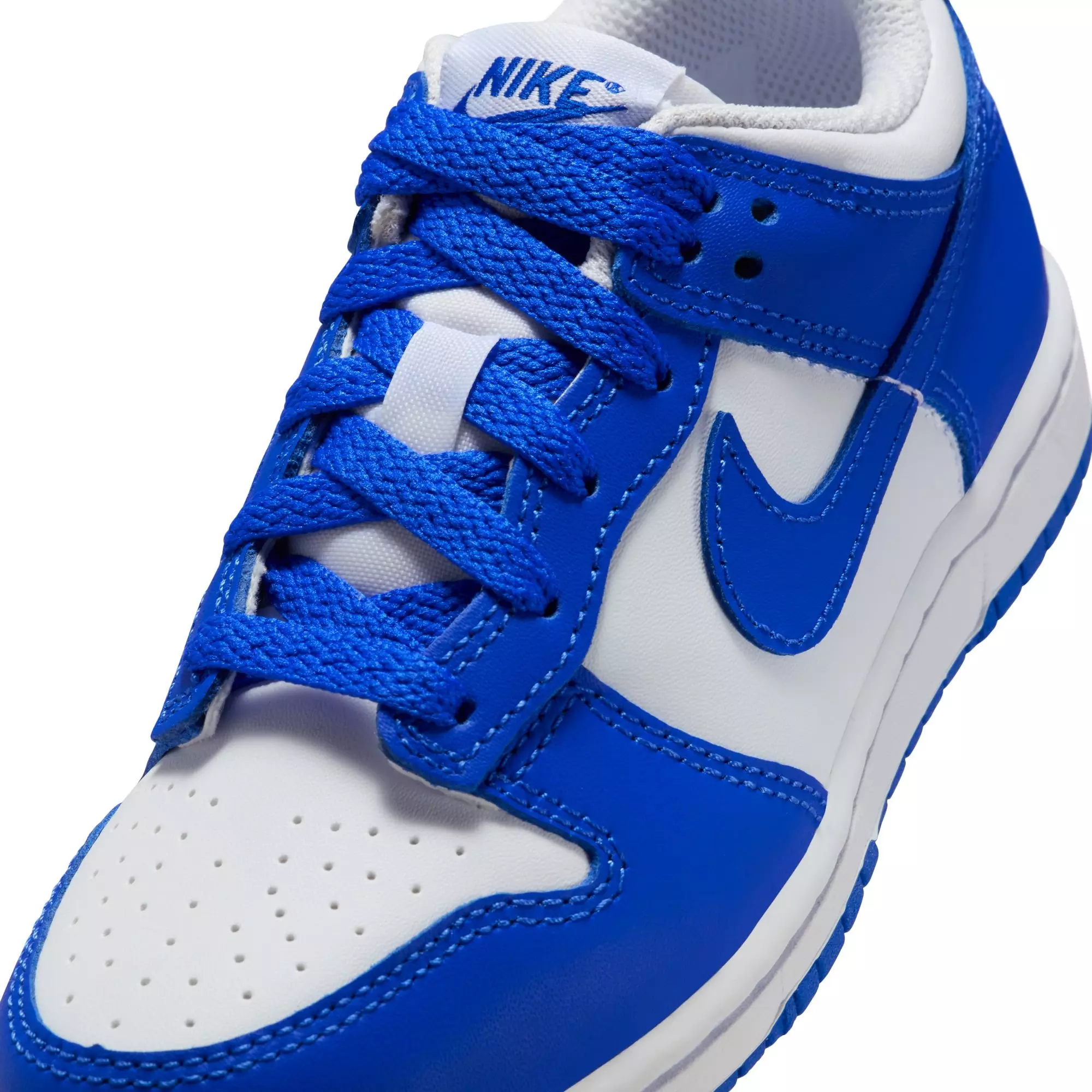 Nike Dunk Low "White/Hyper Royal" Preschool Boys' Shoe - WHITE/ROYAL