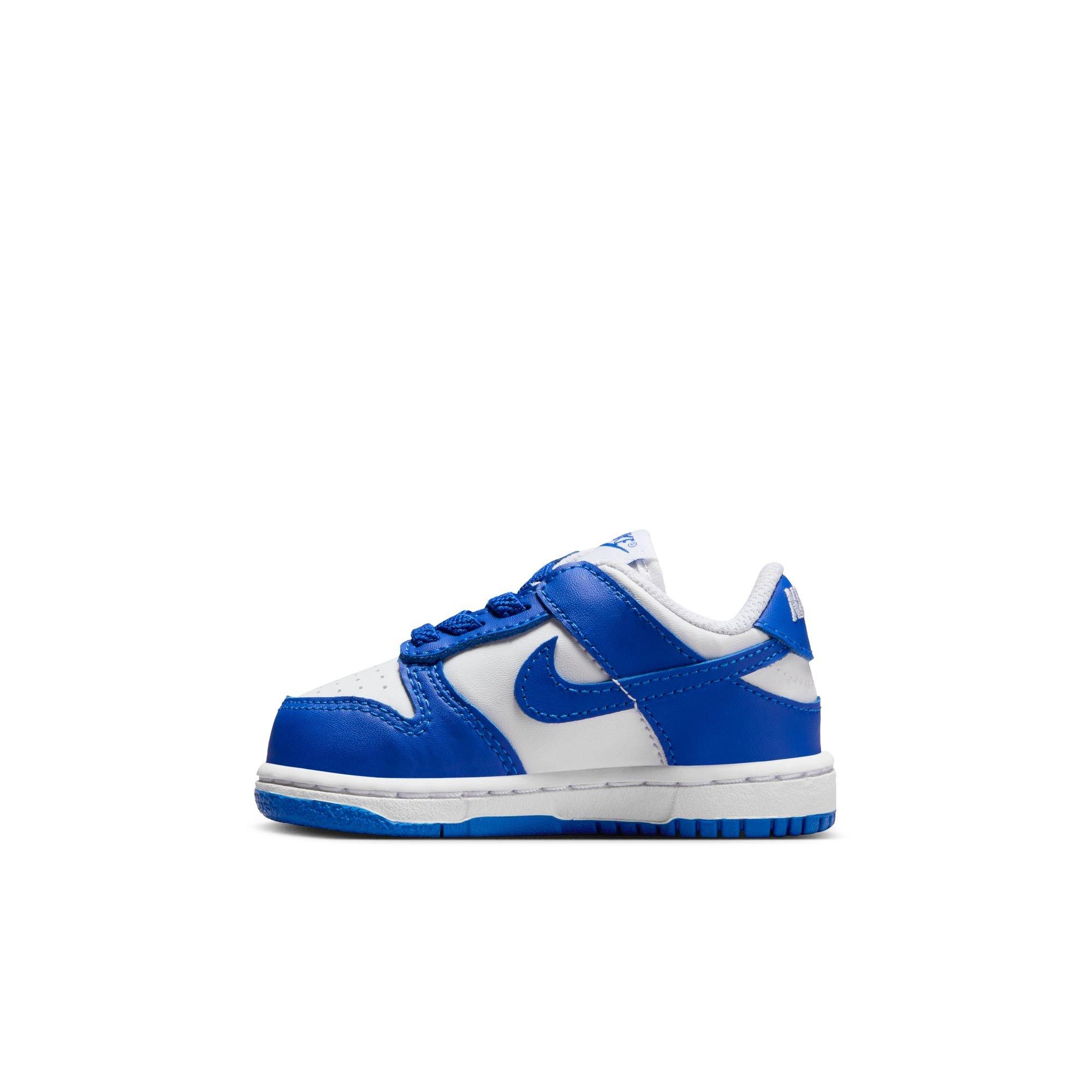Nike Dunk Low Toddler Boys' "White/Hyper Royal" Shoe