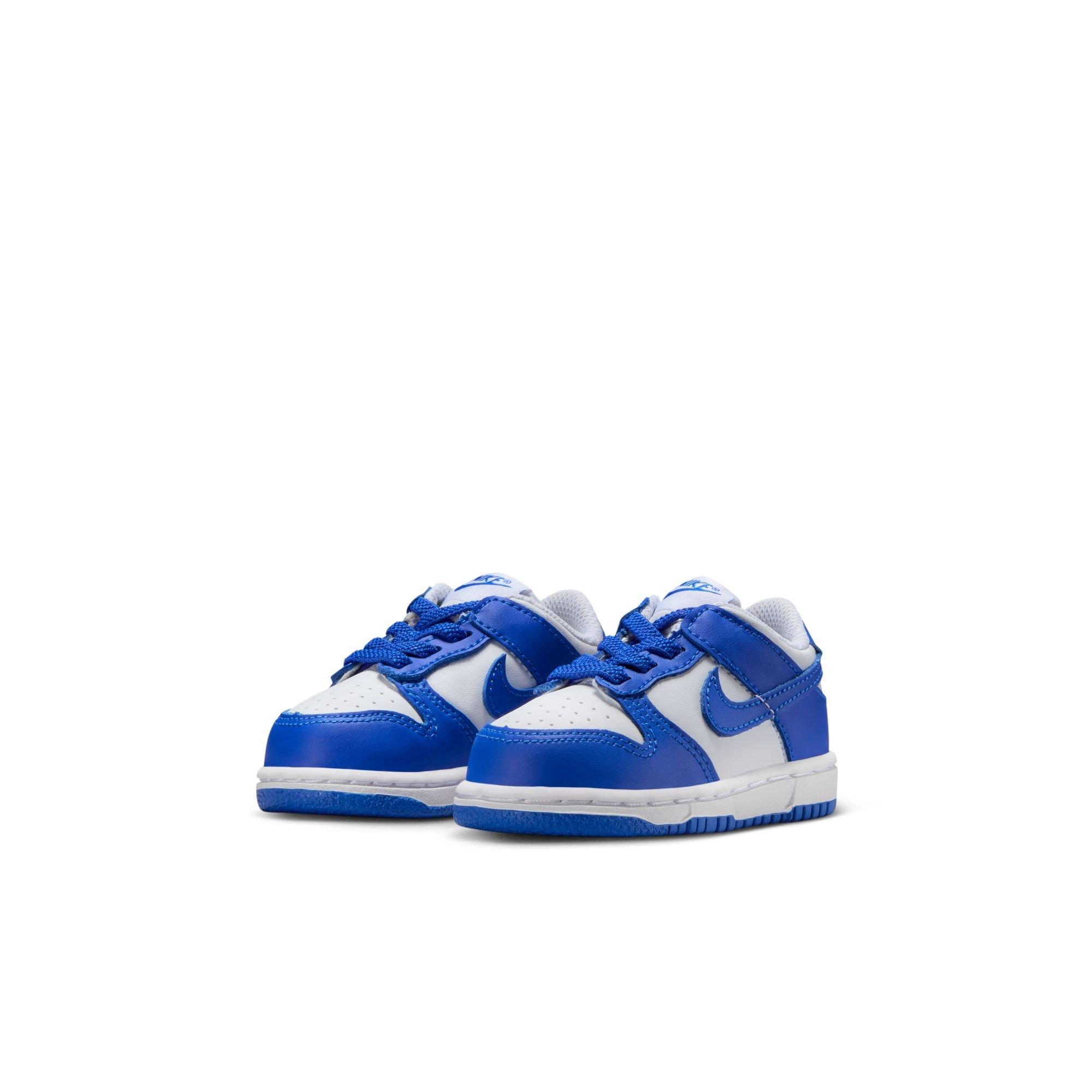 Nike Dunk Low Toddler Boys' "White/Hyper Royal" Shoe