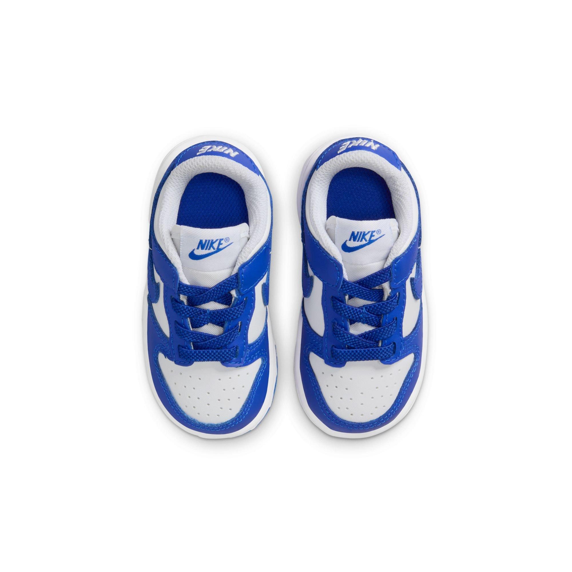 Nike Dunk Low Toddler Boys' "White/Hyper Royal" Shoe
