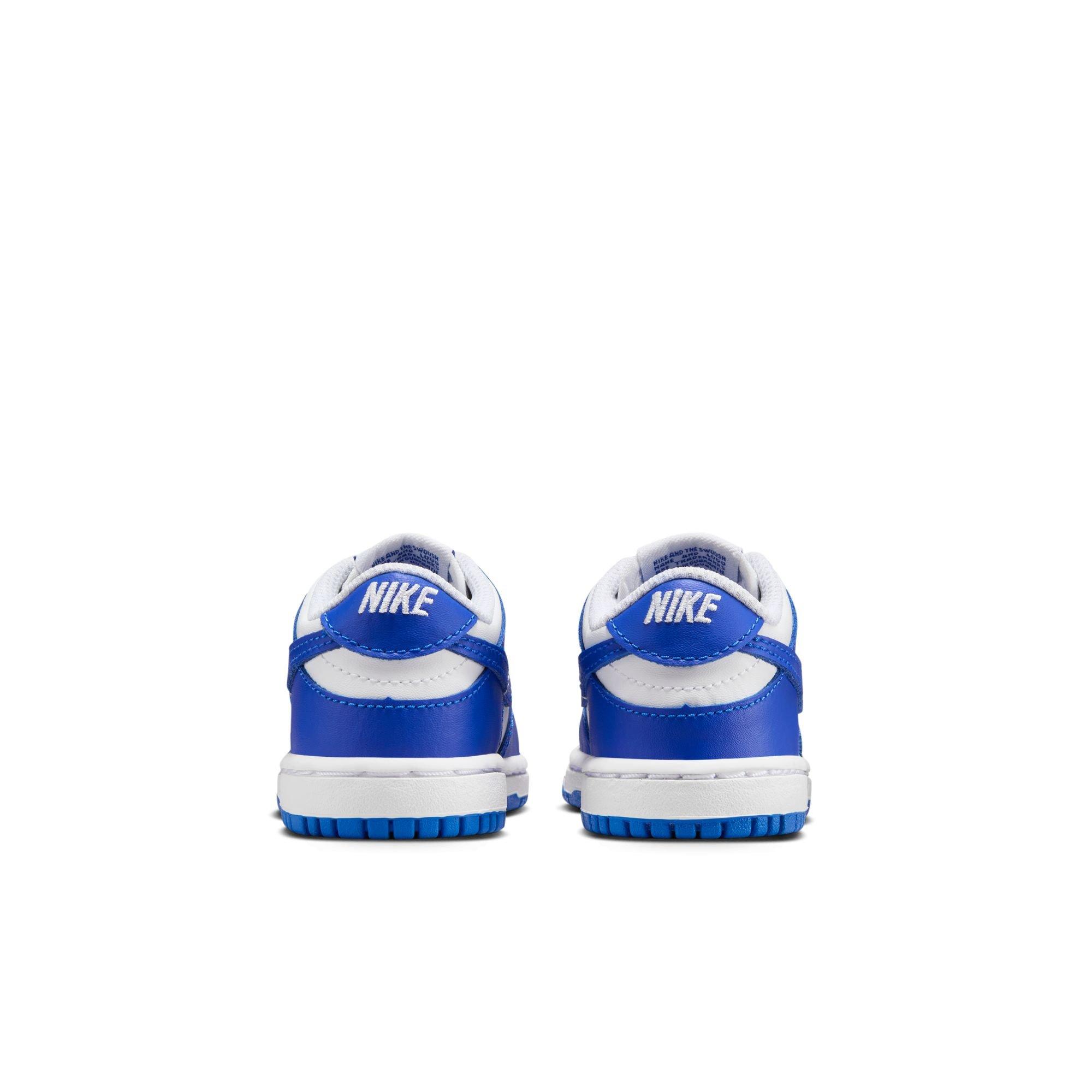 Nike Dunk Low Toddler Boys' "White/Hyper Royal" Shoe