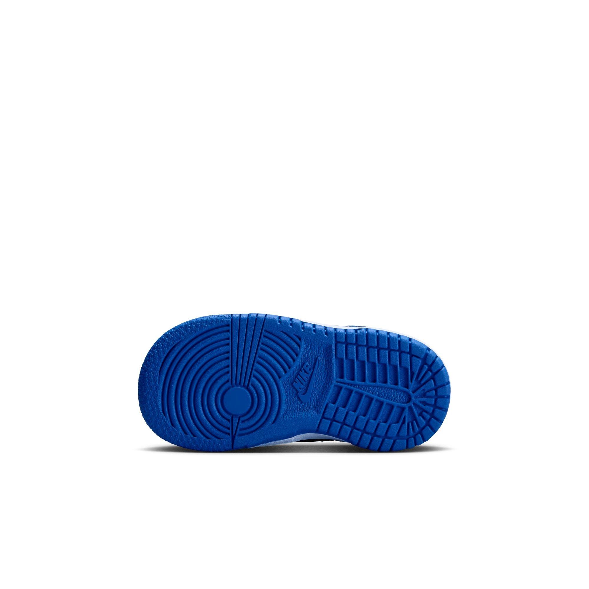 Nike Dunk Low Toddler Boys' "White/Hyper Royal" Shoe