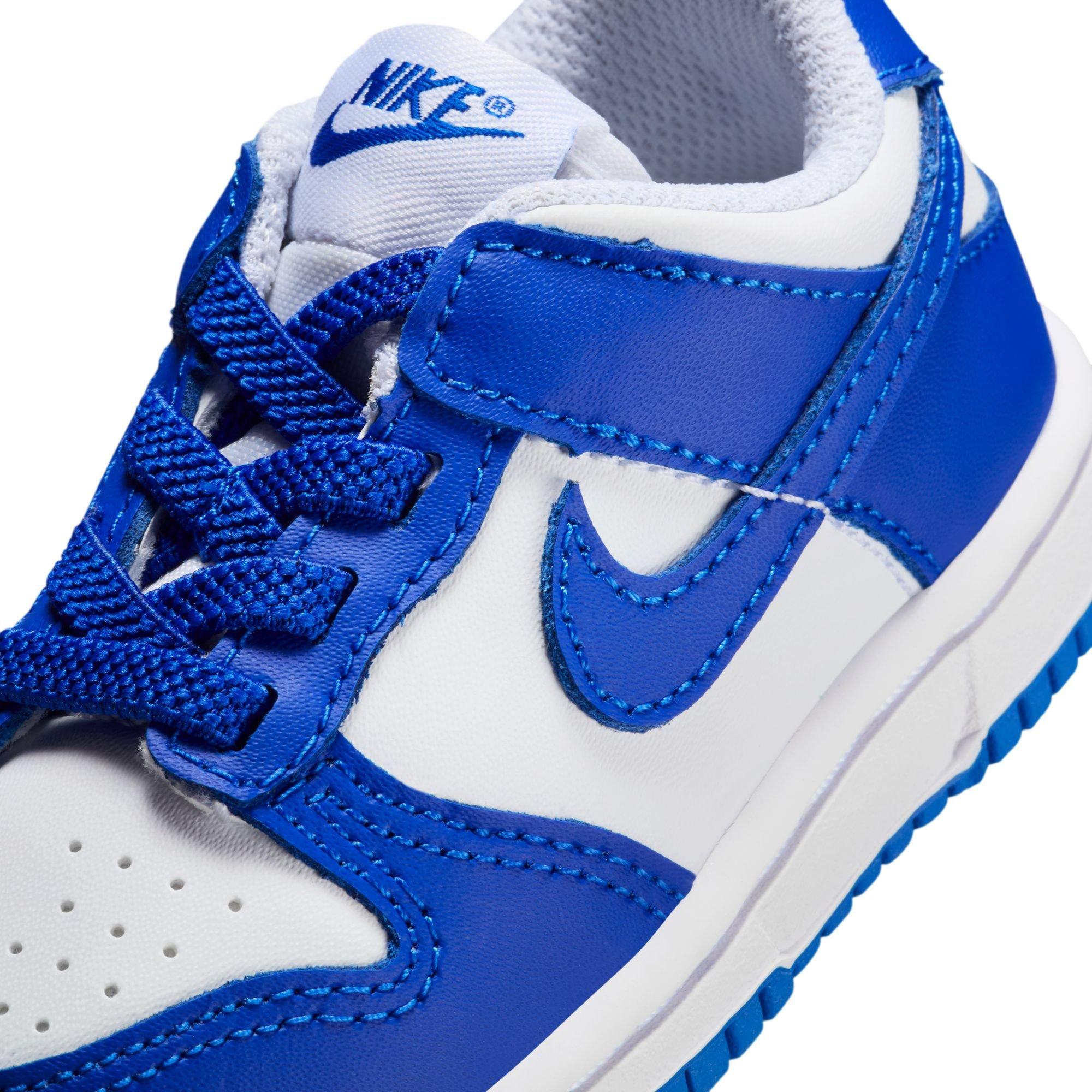 Nike Dunk Low Toddler Boys' "White/Hyper Royal" Shoe