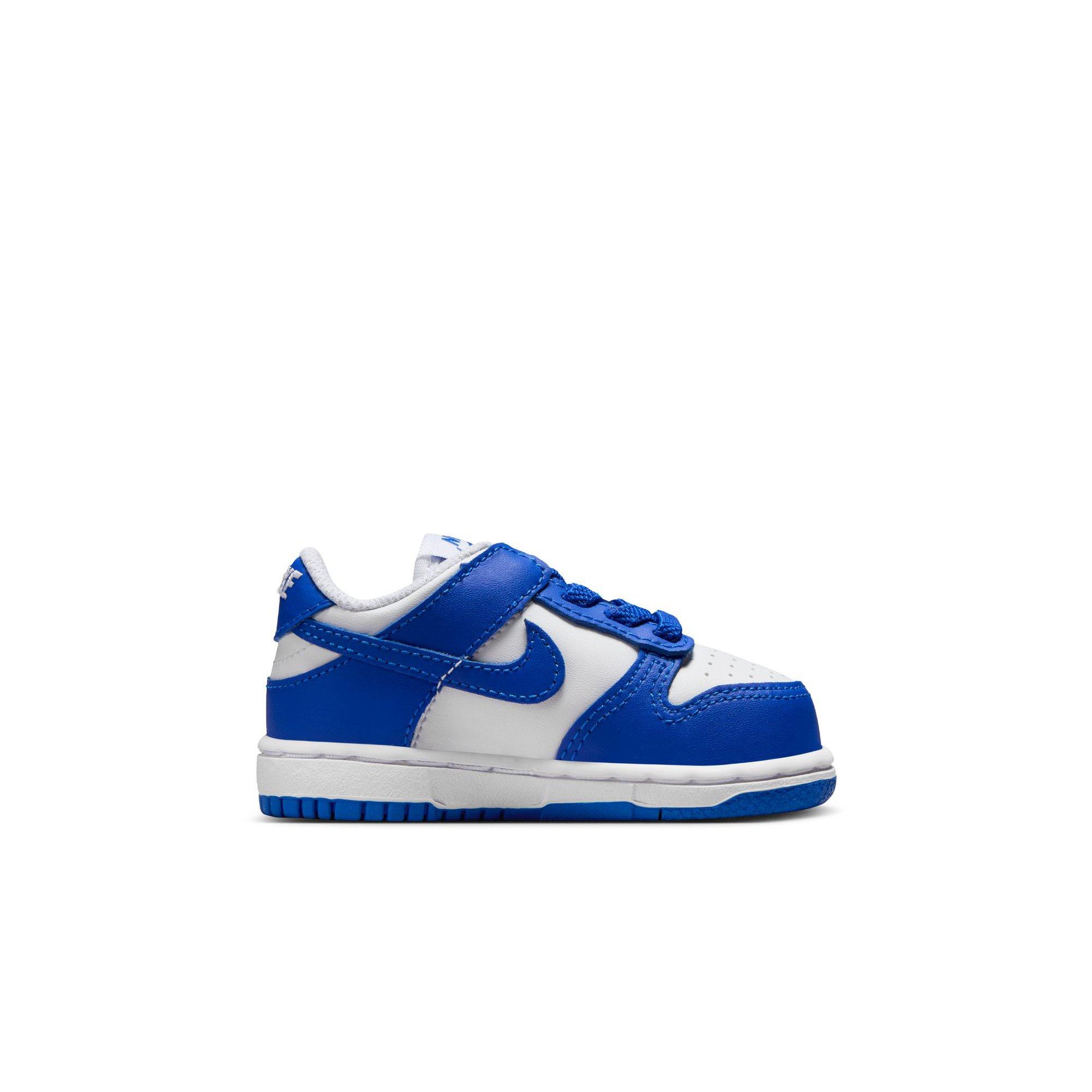 Nike Dunk Low Toddler Boys' "White/Hyper Royal" Shoe