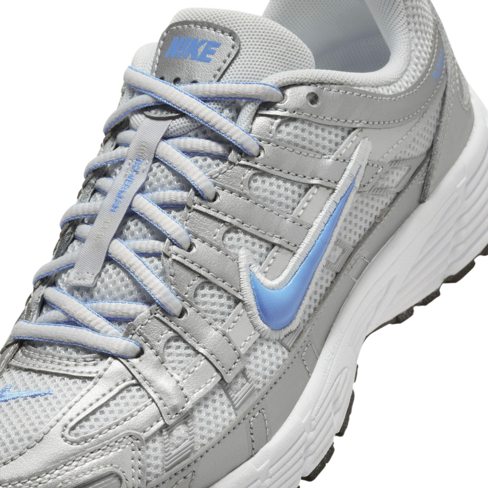 Nike P-6000 Grade School Boys' "Mtlc Platinum/University Blue" Shoe
