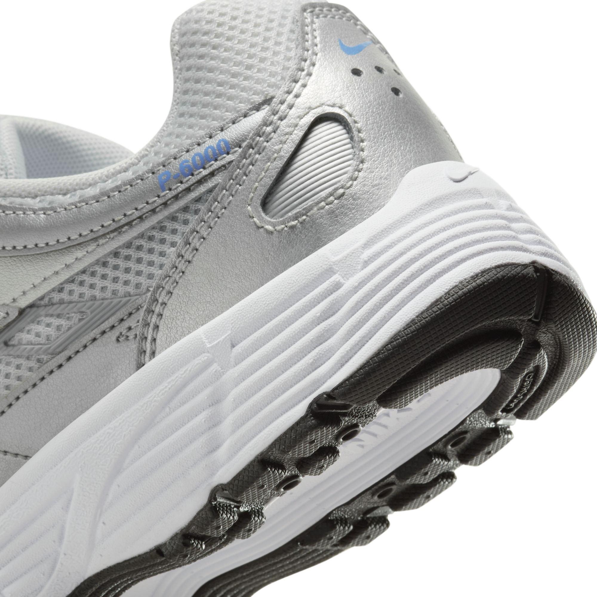 Nike P-6000 Grade School Boys' "Mtlc Platinum/University Blue" Shoe