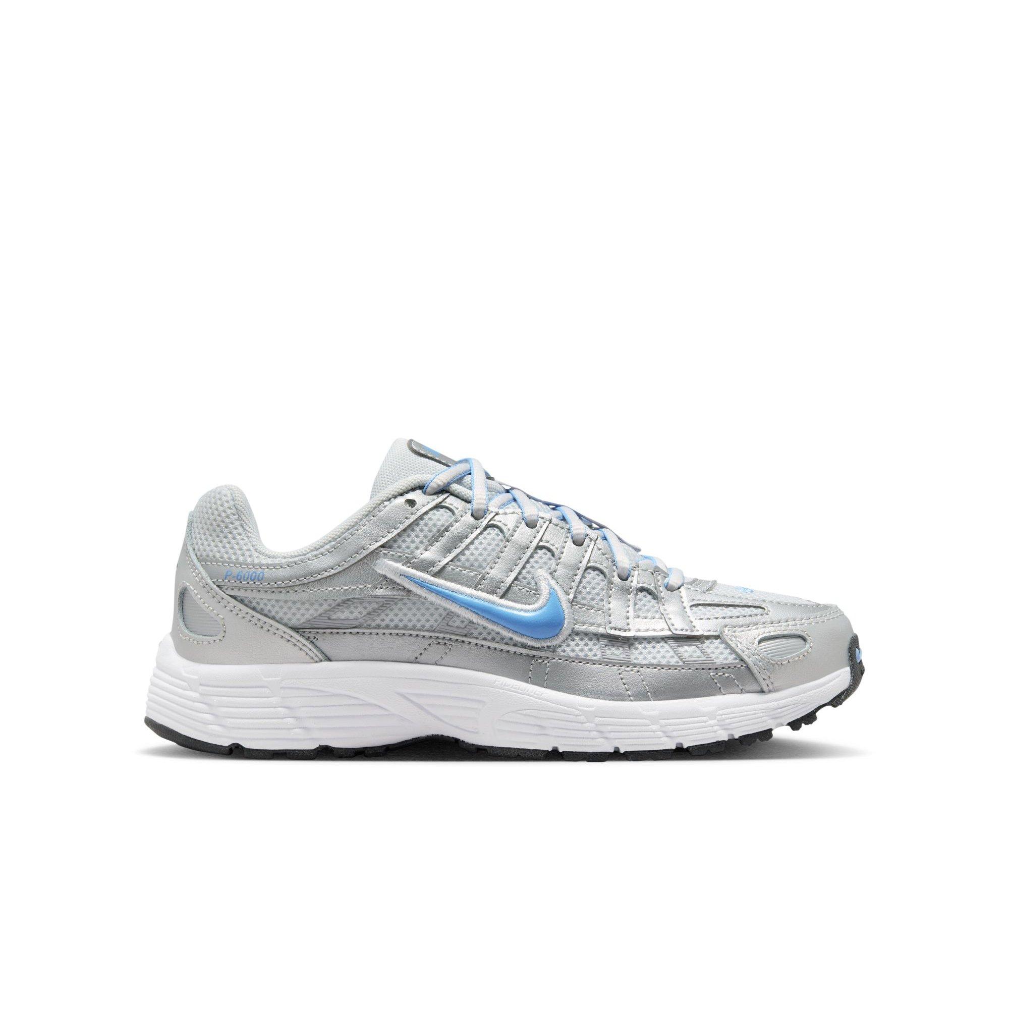 Nike P-6000 Grade School Boys' "Mtlc Platinum/University Blue" Shoe