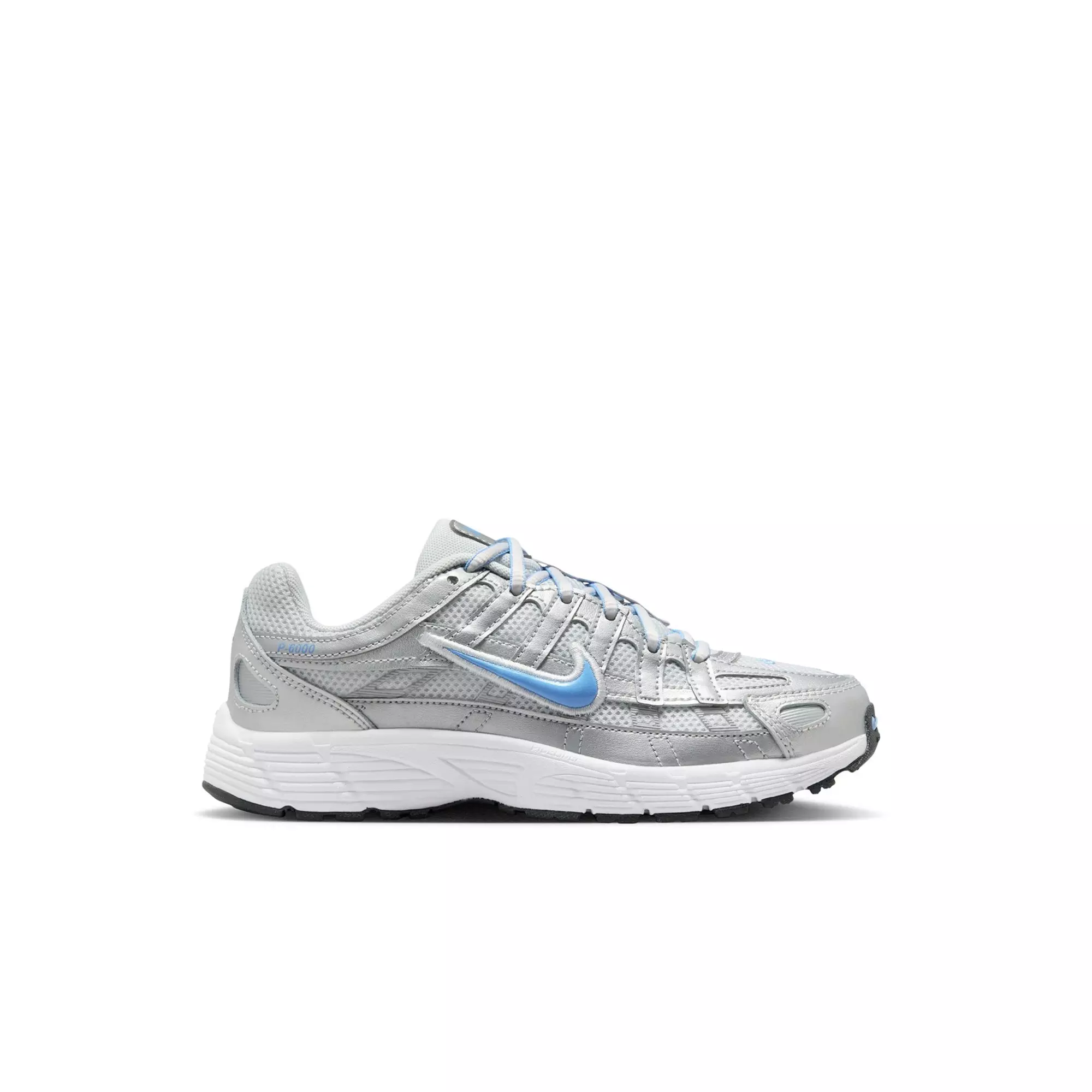 Nike P-6000 "Mtlc Platinum/University Blue" Preschool Boys' Shoe - BLUE/SILVER/NAVY