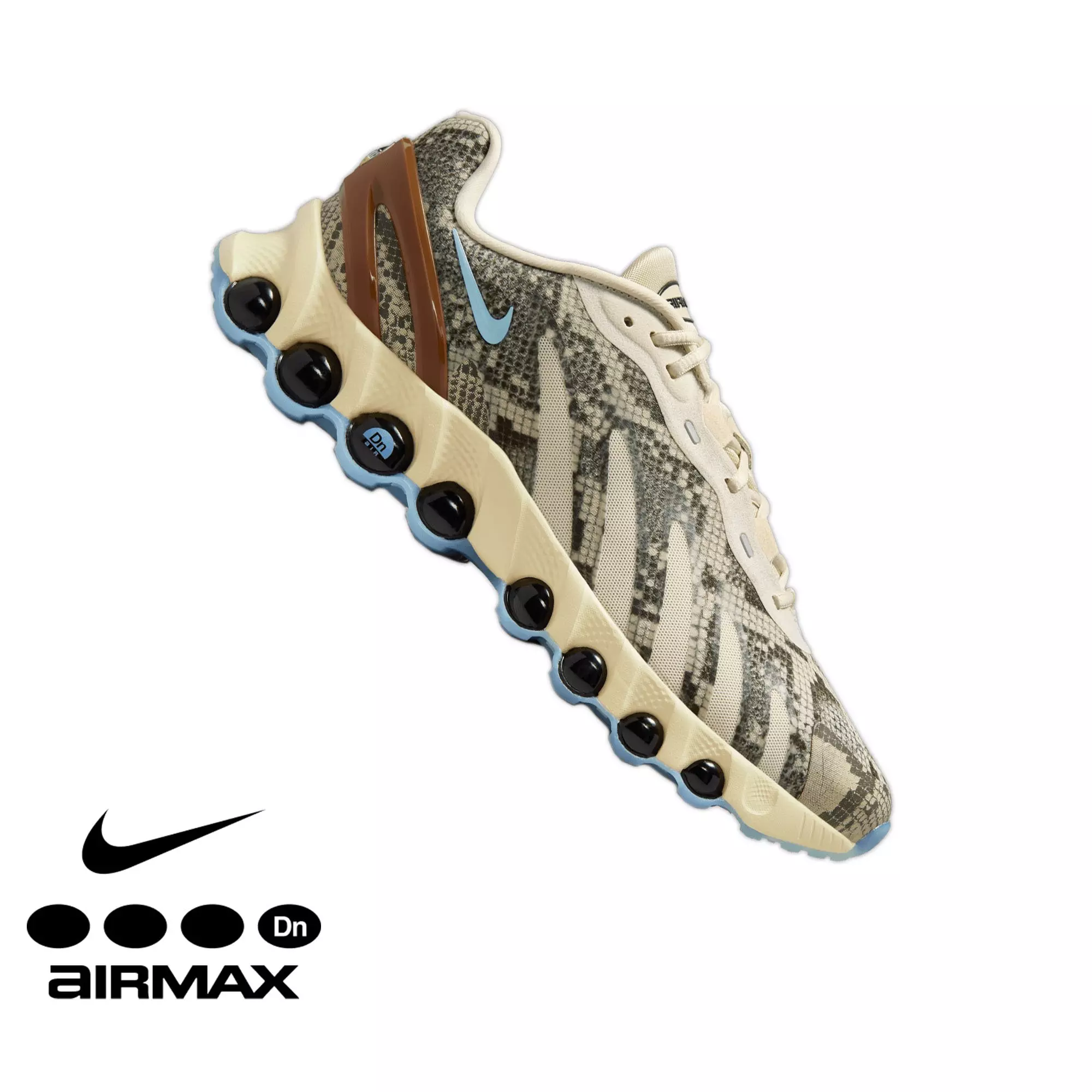 Nike Air Max Dn8 Premium "Snakeskin" Men's Shoe - KHAKI/DENIM TURQUOISE