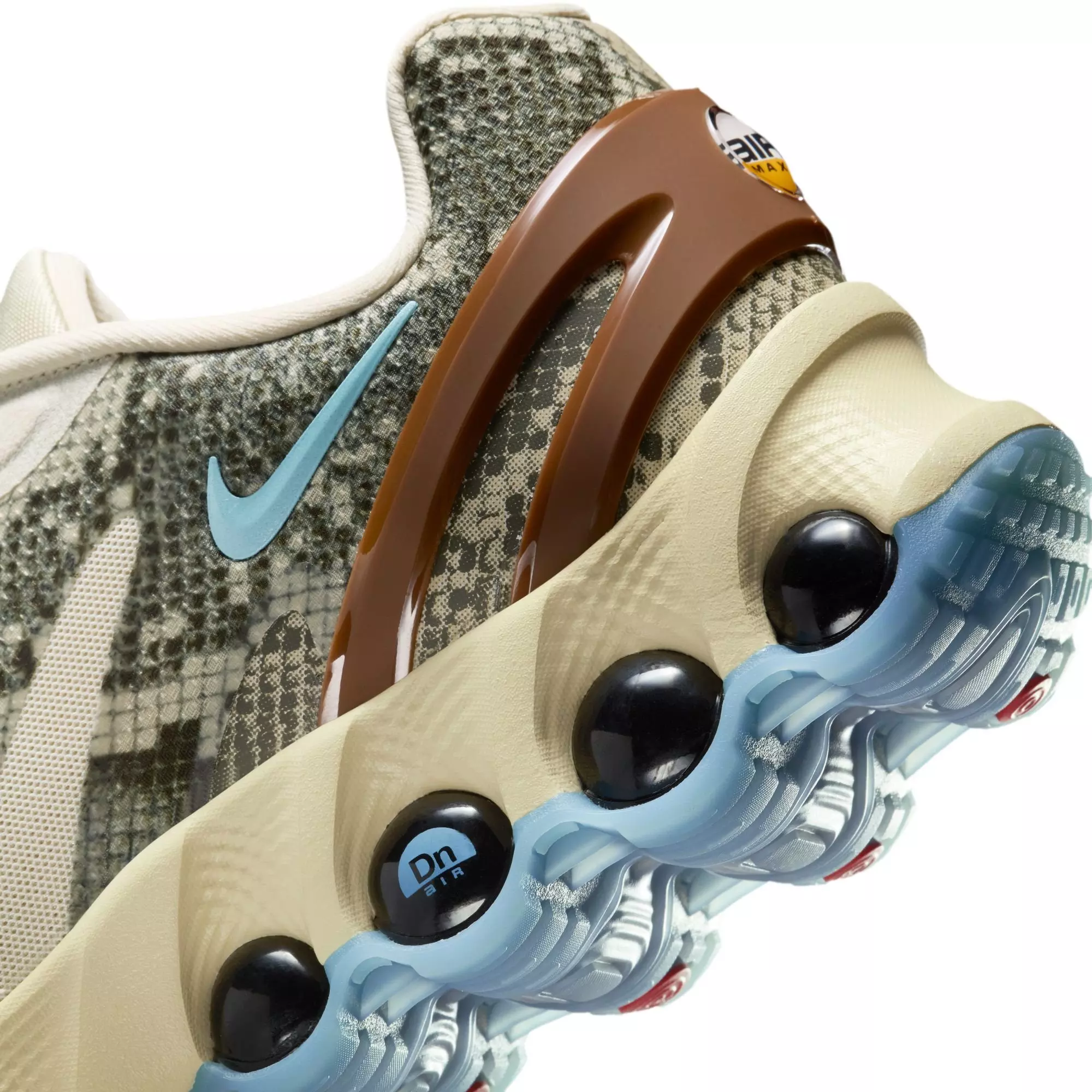 Nike Air Max Dn8 Premium "Snakeskin" Men's Shoe - KHAKI/DENIM TURQUOISE