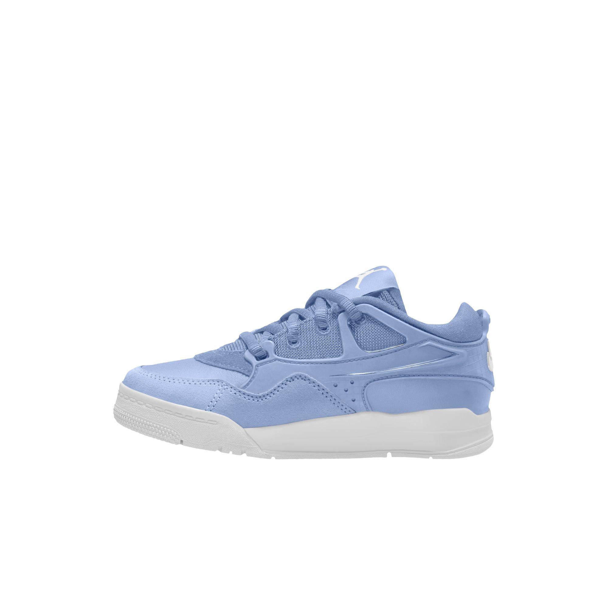 Jordan 4 RM Preschool Girls' "Aluminum/White" Shoe