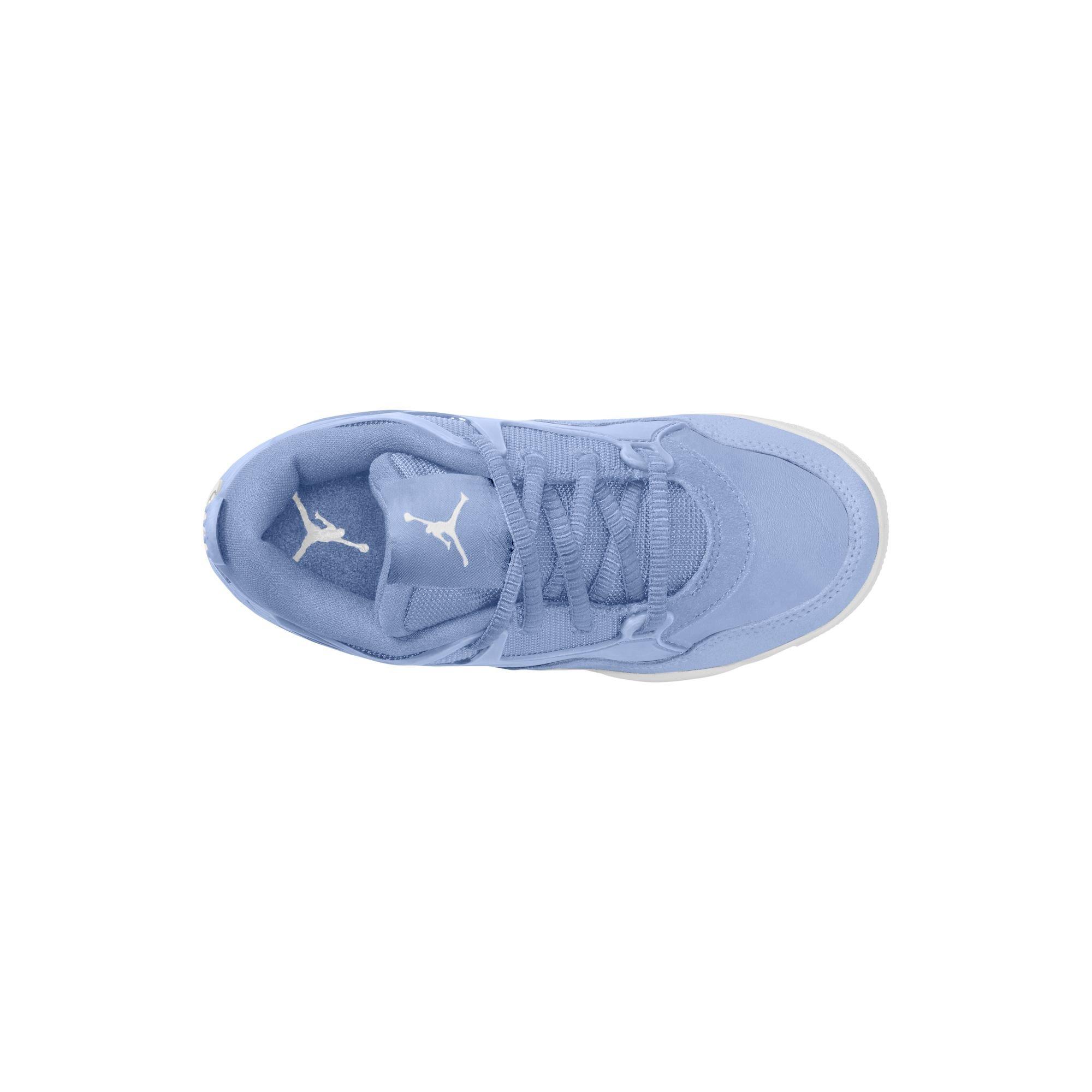 Jordan 4 RM Preschool Girls' "Aluminum/White" Shoe