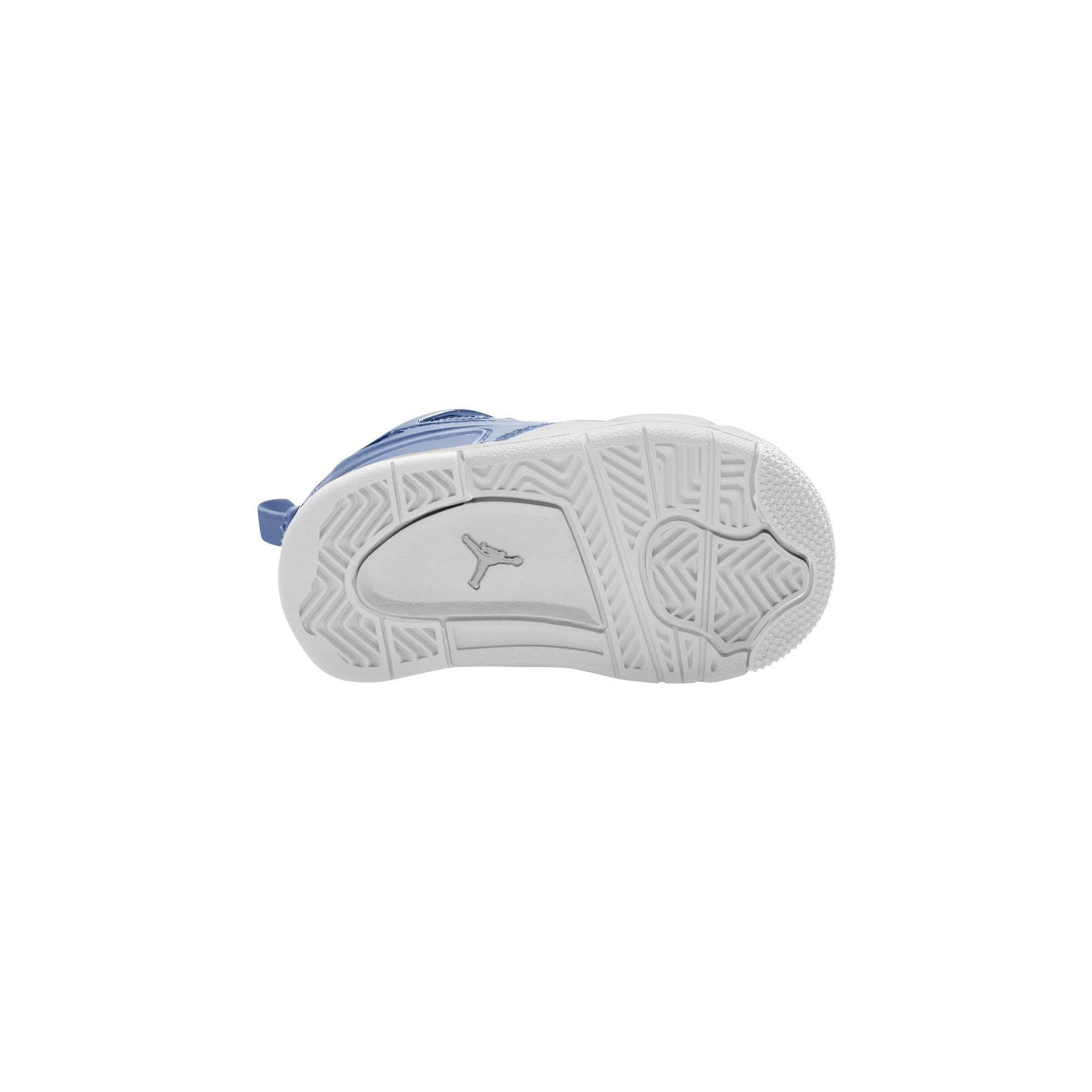 Jordan 4 RM Toddler Girls' "Aluminum/White" Shoe