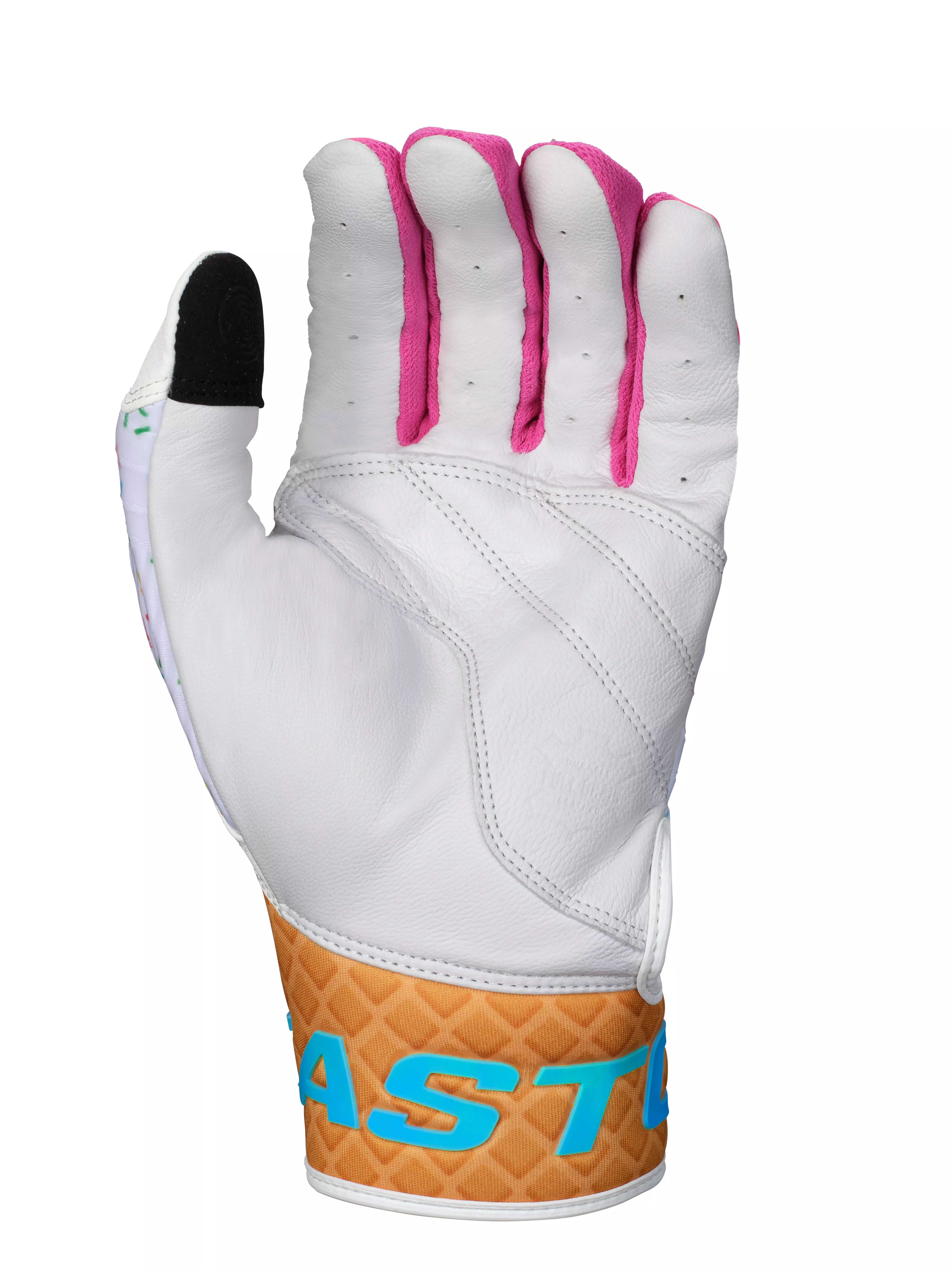 Easton Youth Walk-Off Ethos Sugar Rush Batting Gloves - WHITE/MULTI