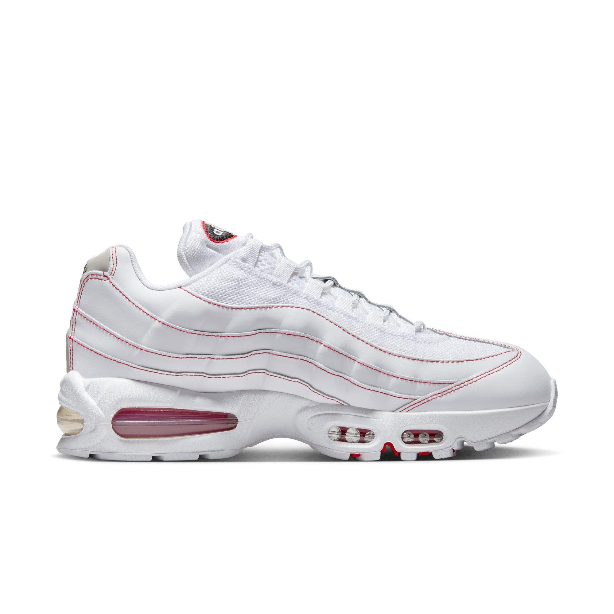 Nike Air Max 95 OG "White/University Red/Wolf Grey" Men's Shoe - WHITE/RED Thumbnail View 2