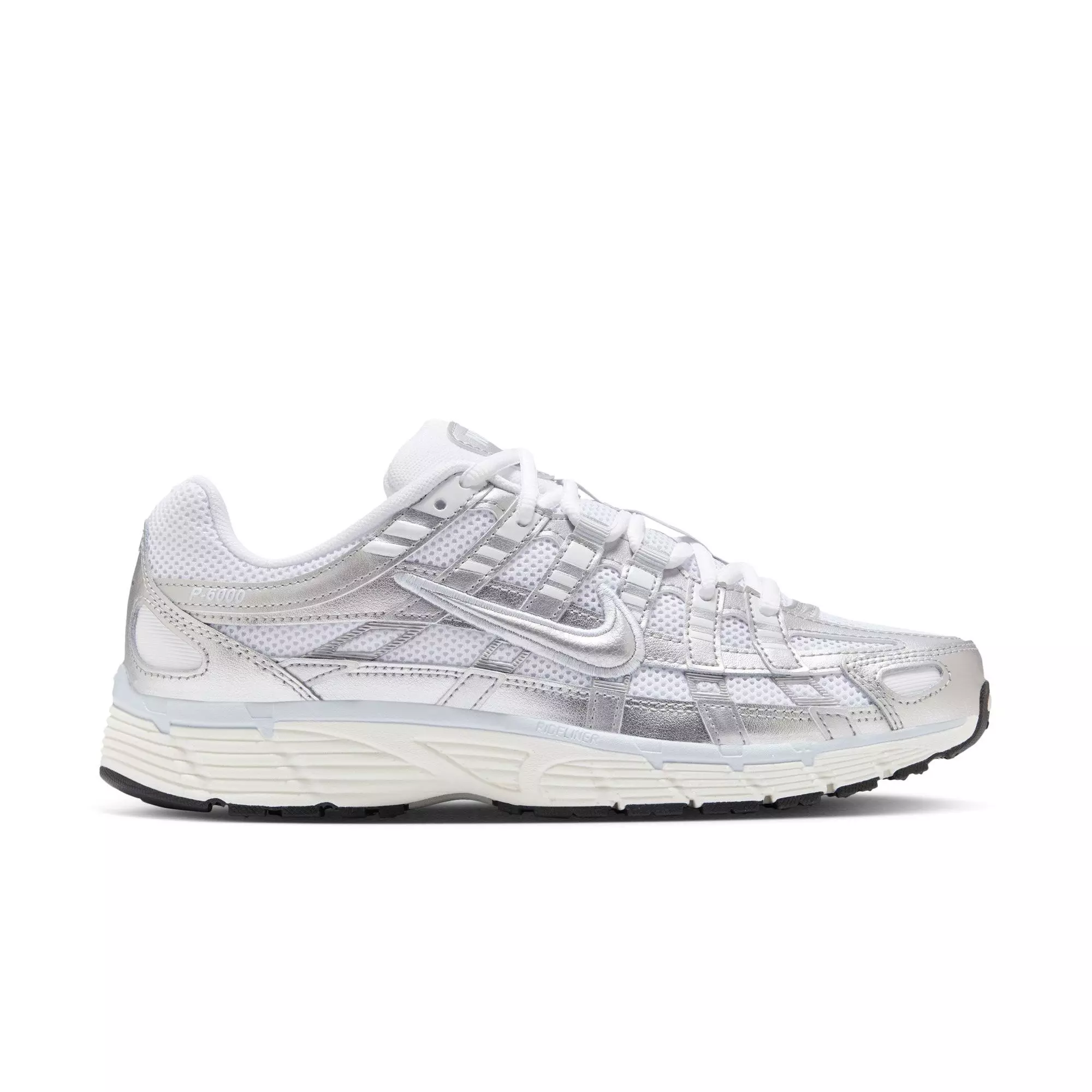 Nike P-6000 "White/Metallic Silver/Blue Tint/Sail" Women's Shoe - WHITE/BLUE