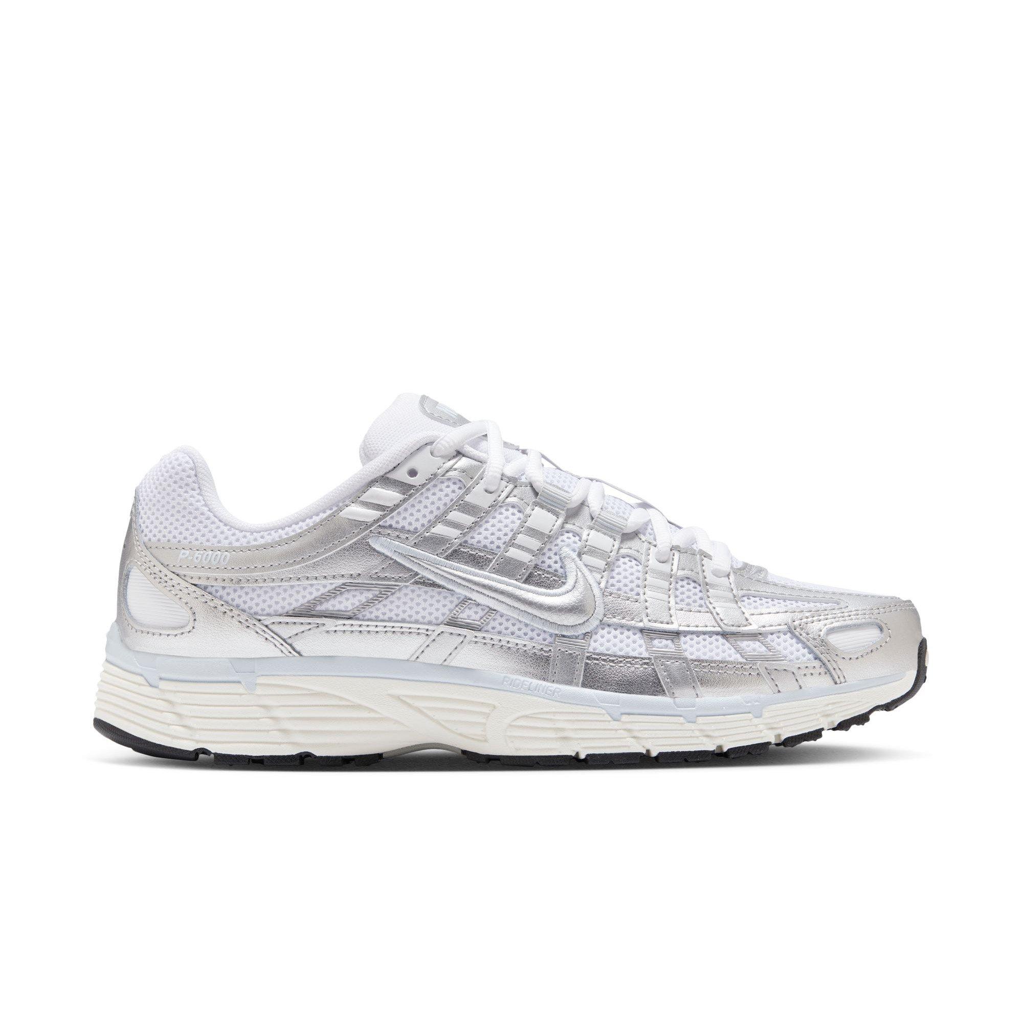 Nike P-6000 "White/Metallic Silver/Blue Tint/Sail" Women's Shoe