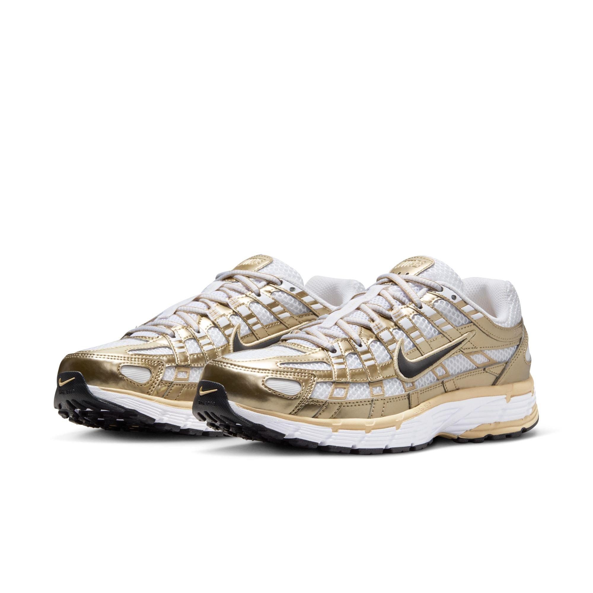 Nike P-6000 Gold "White/Black/Grain/Mtlc Gold Grain" Women's Shoe - WHITE/GOLD Thumbnail View 5