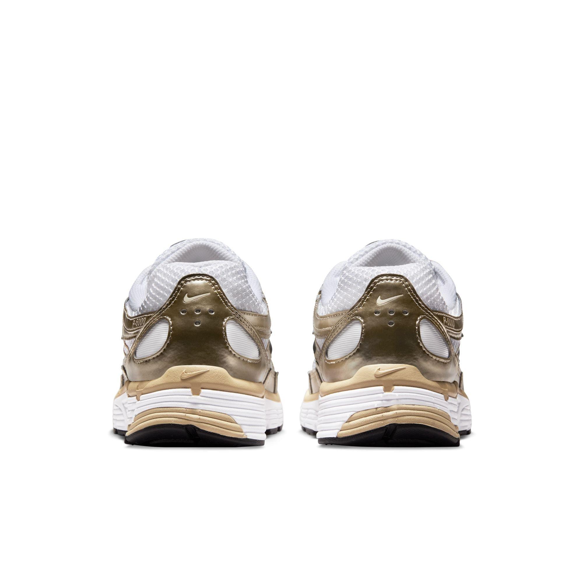 Nike P-6000 Gold "White/Black/Grain/Mtlc Gold Grain" Women's Shoe - WHITE/GOLD Thumbnail View 7