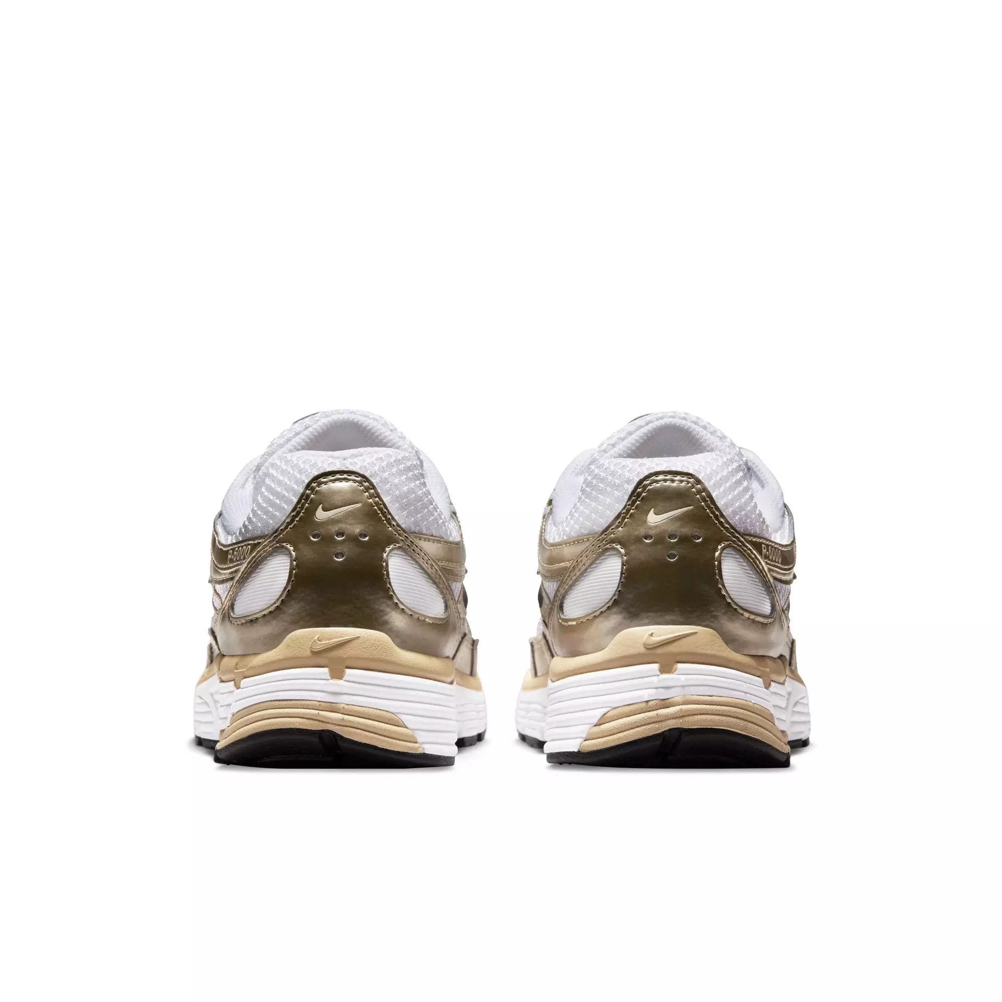 Nike P-6000 Gold "White/Black/Grain/Mtlc Gold Grain" Women's Shoe - WHITE/GOLD