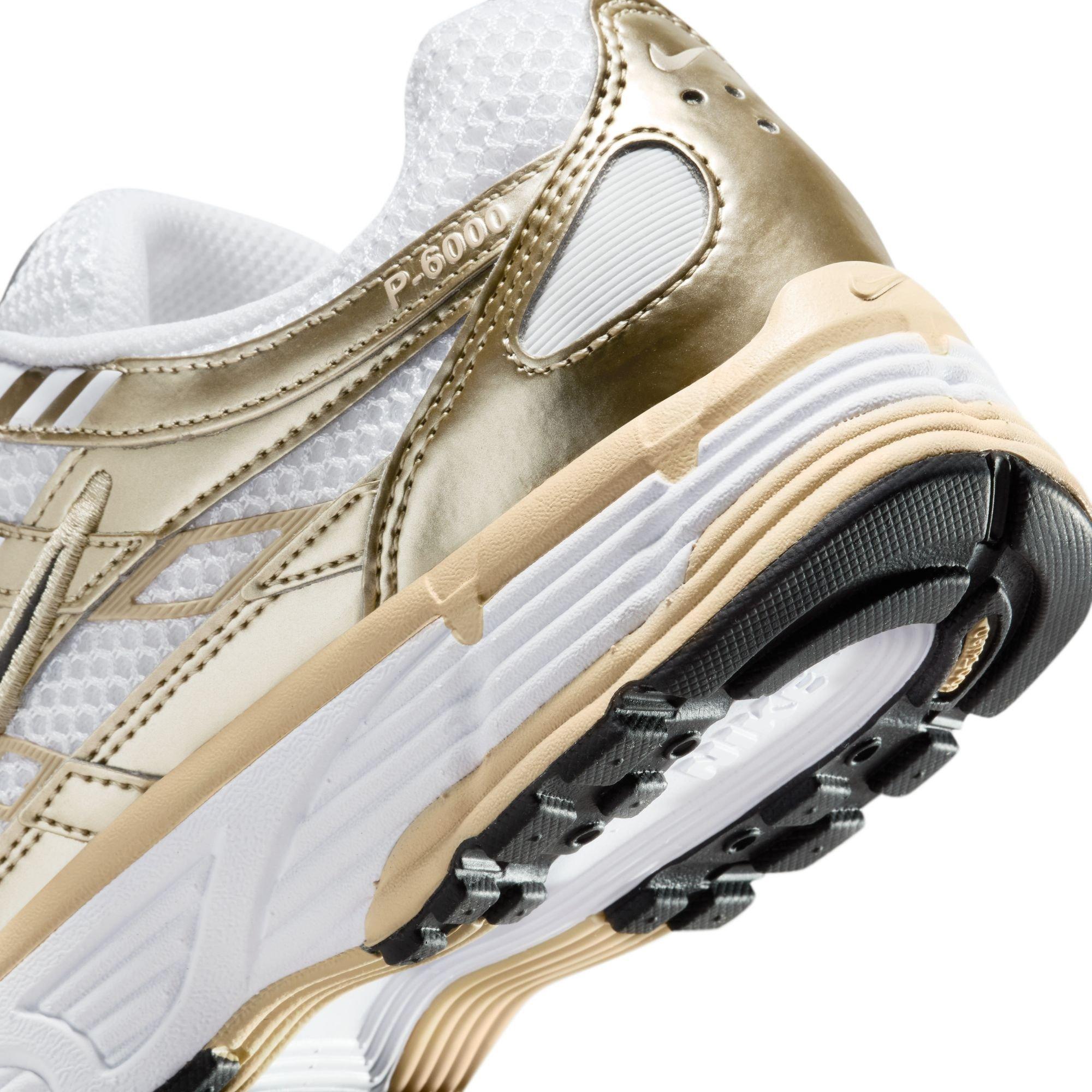 Nike P-6000 Gold "White/Black/Grain/Mtlc Gold Grain" Women's Shoe - WHITE/GOLD Thumbnail View 10