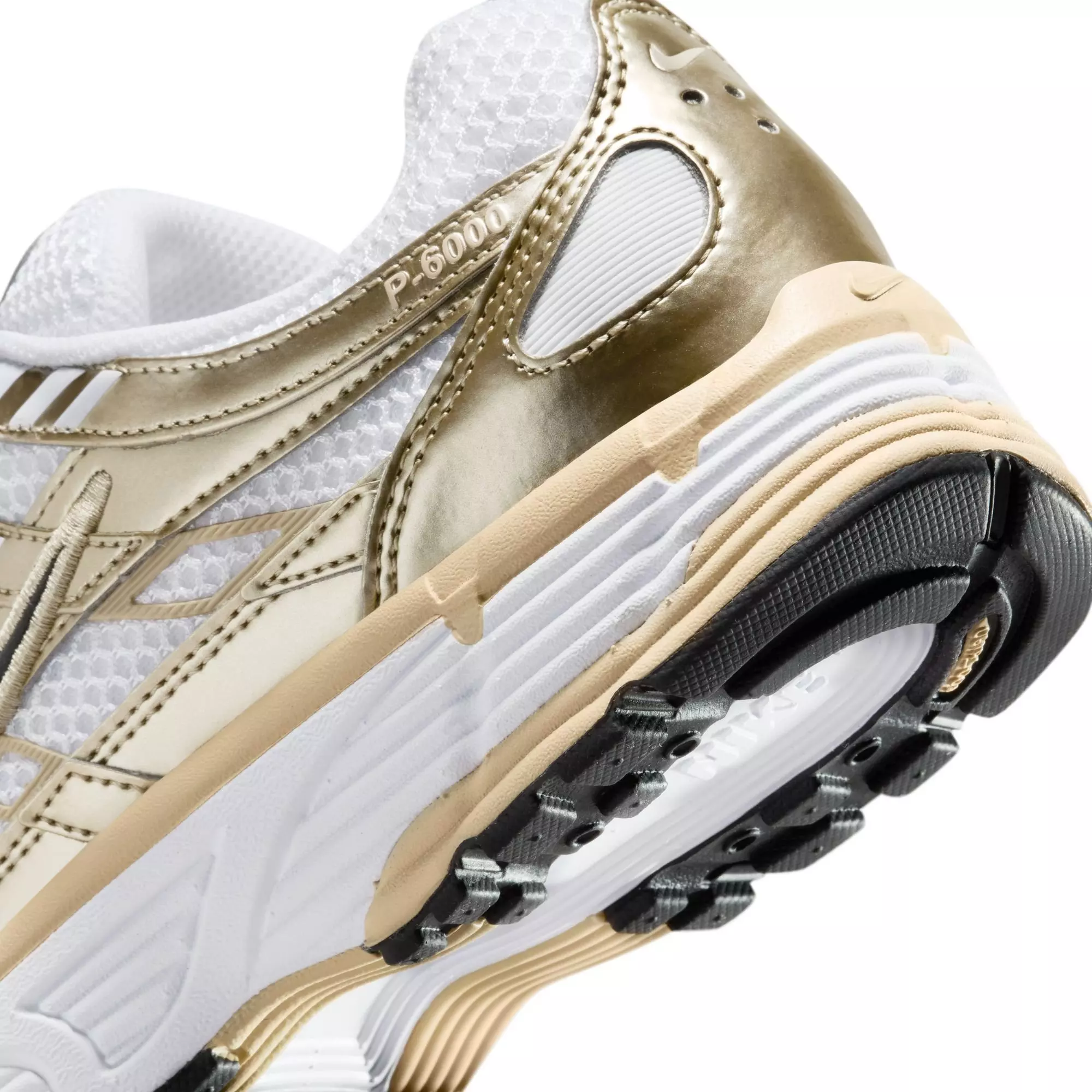 Nike P-6000 Gold "White/Black/Grain/Mtlc Gold Grain" Women's Shoe - WHITE/GOLD