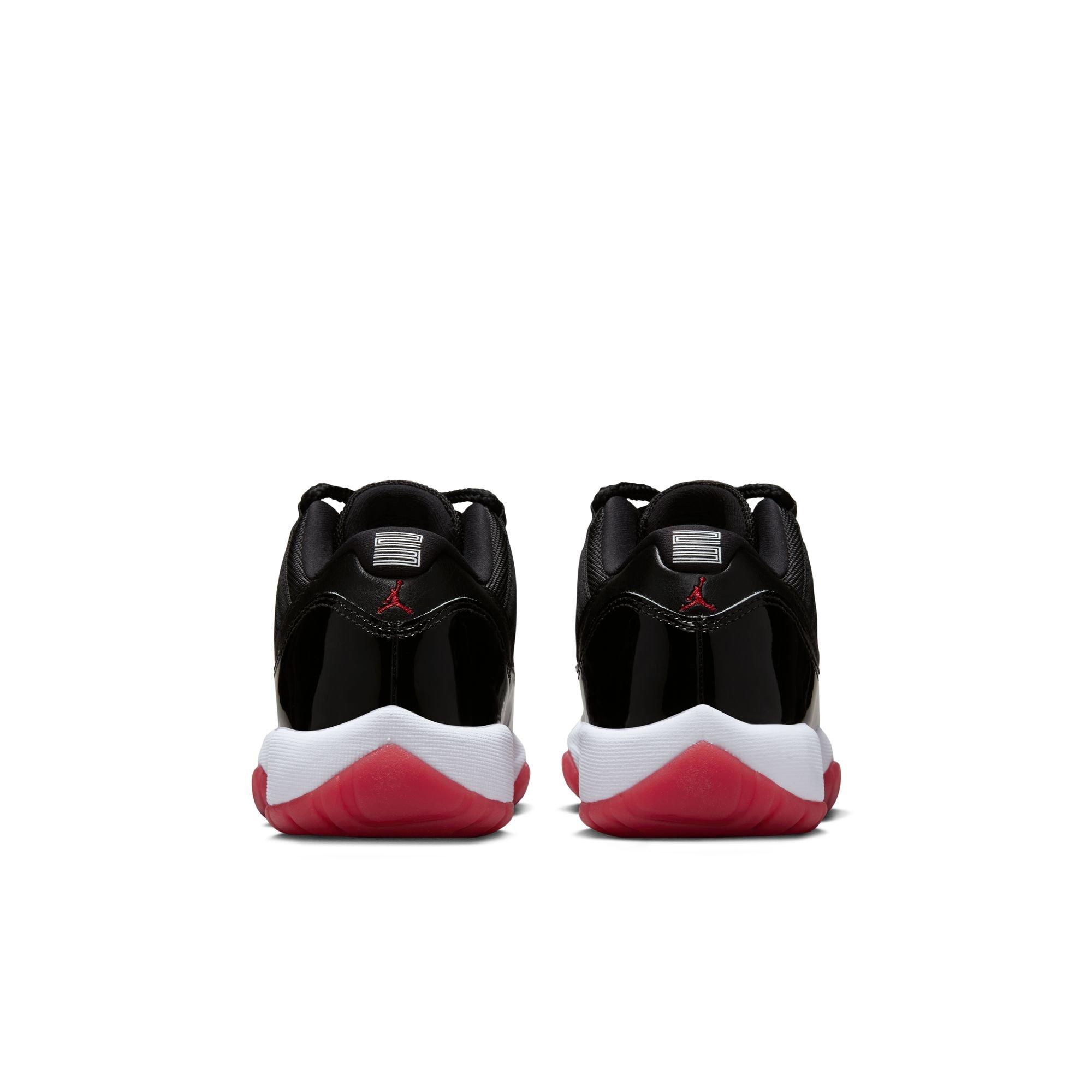 Jordan 11 Retro Low "Bred" Grade School Kids' Shoe
