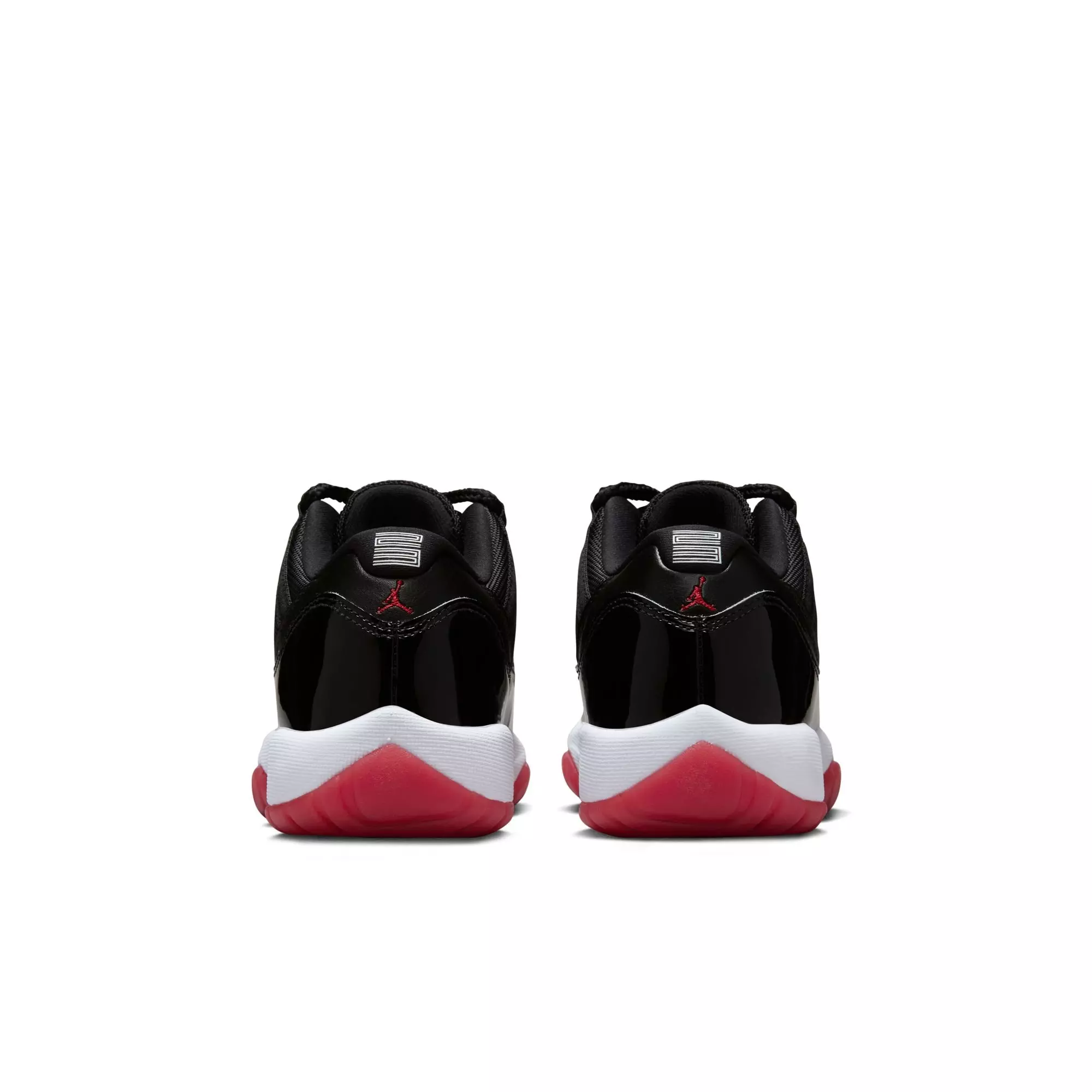 Jordan 11 Retro Low "Bred" Grade School Kids' Shoe - BLACK/VARSITY RED/WHITE