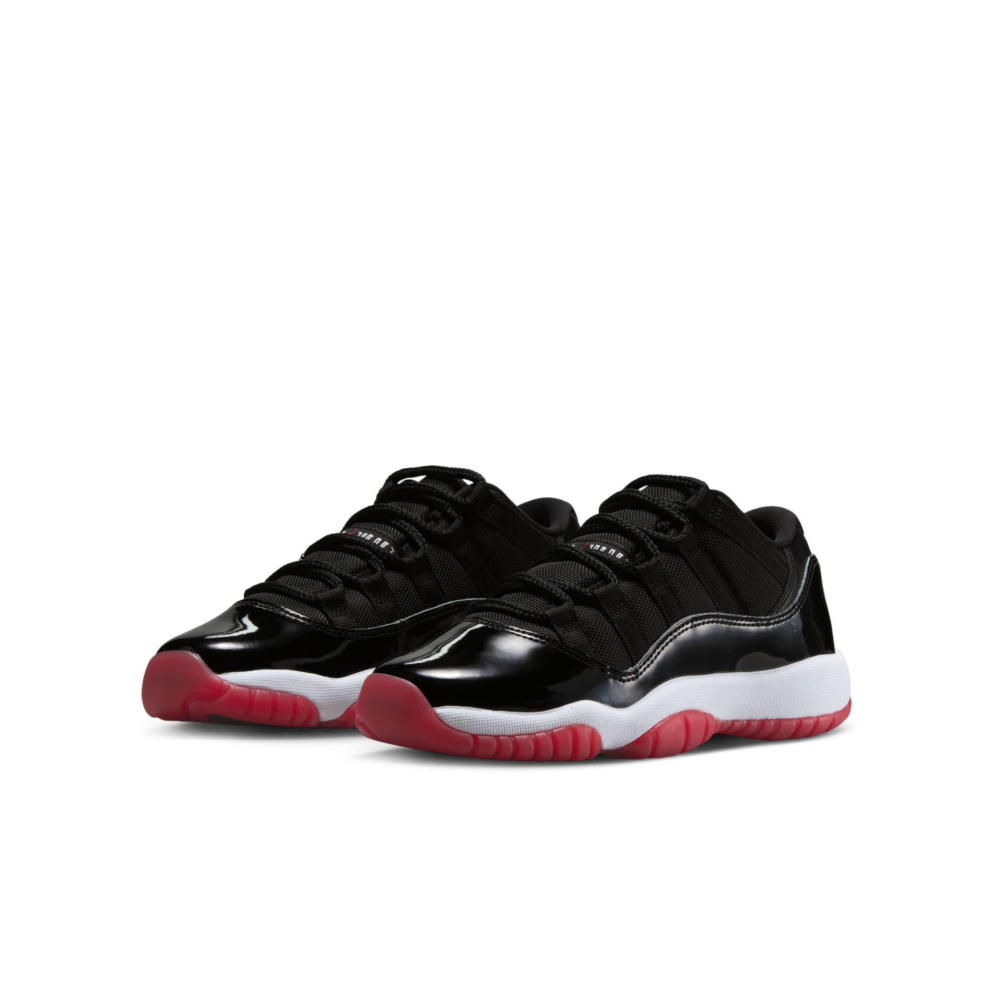 Jordan 11 Retro Low "Bred" Grade School Kids' Shoe