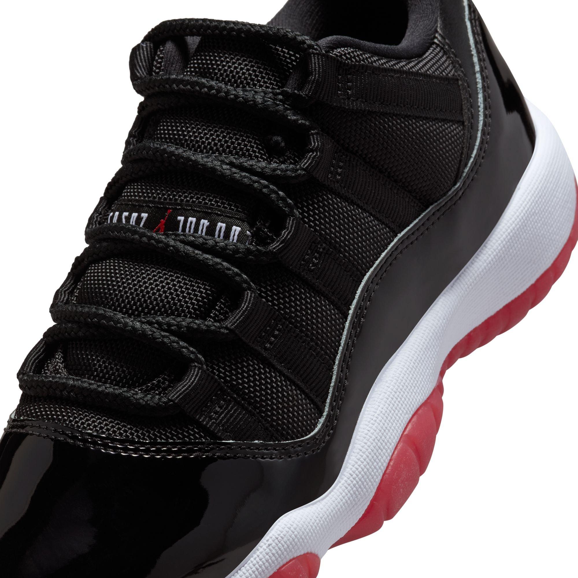 Jordan 11 Retro Low "Bred" Grade School Kids' Shoe