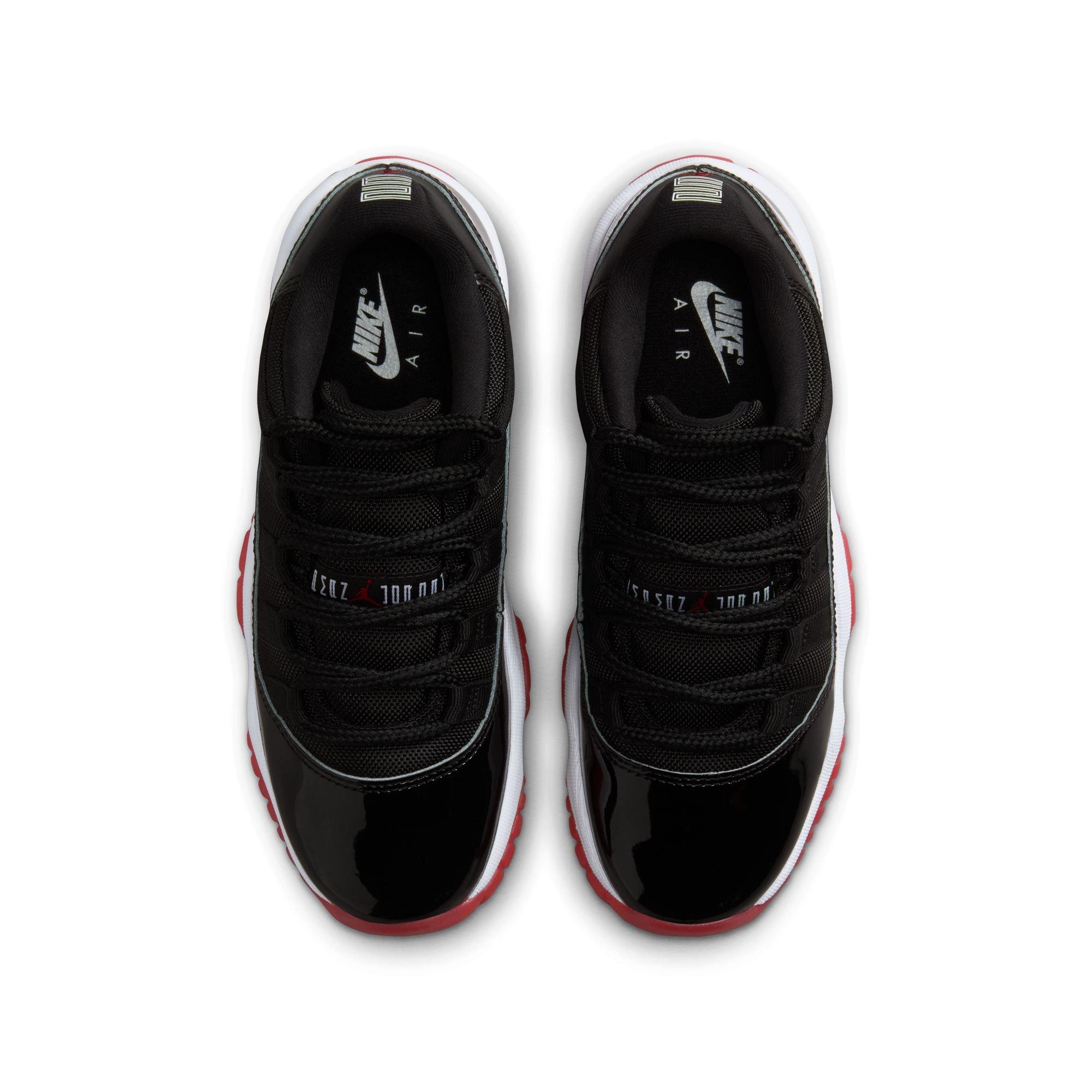 Jordan 11 Retro Low "Bred" Grade School Kids' Shoe