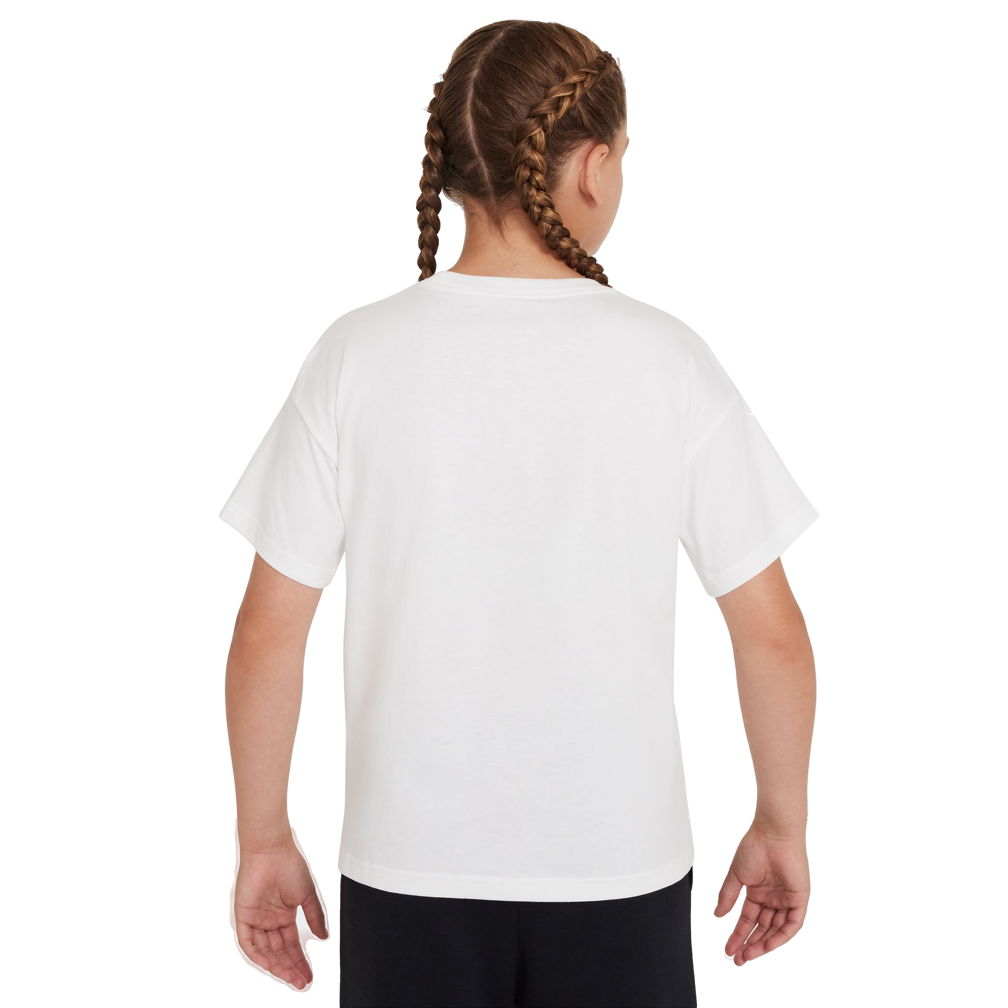 Nike Big Girls' Sportswear Futura Graphic Tee-White - WHITE Thumbnail View 2