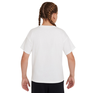 Nike Big Girls' Sportswear Tee-White