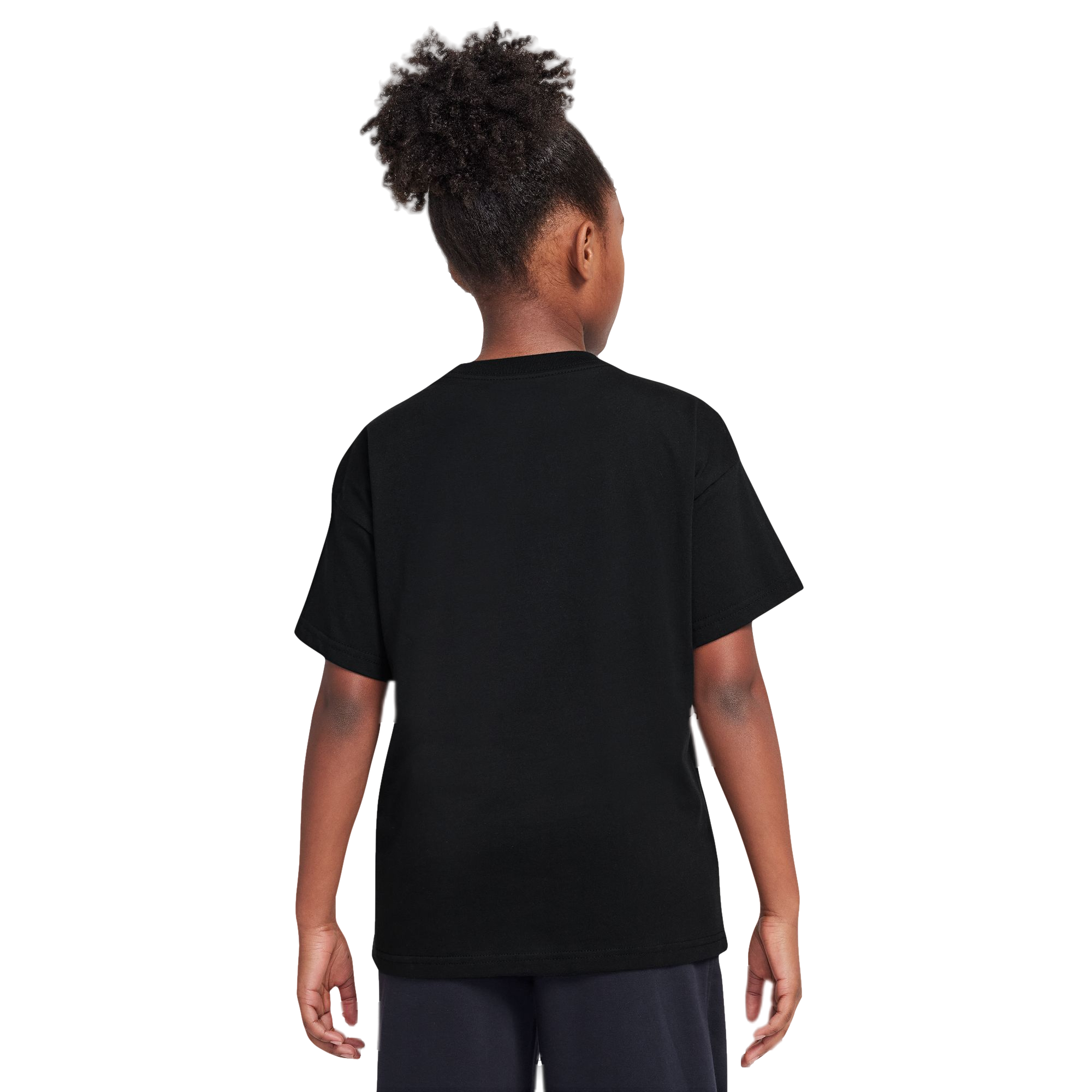 Nike Big Girls' Sportswear Tee - Black - BLACK Thumbnail View 2