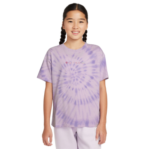 Nike Big Girls' Sportswear Tee-Purple