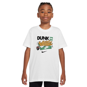 Nike Big Boys' Sportswear Tee-White