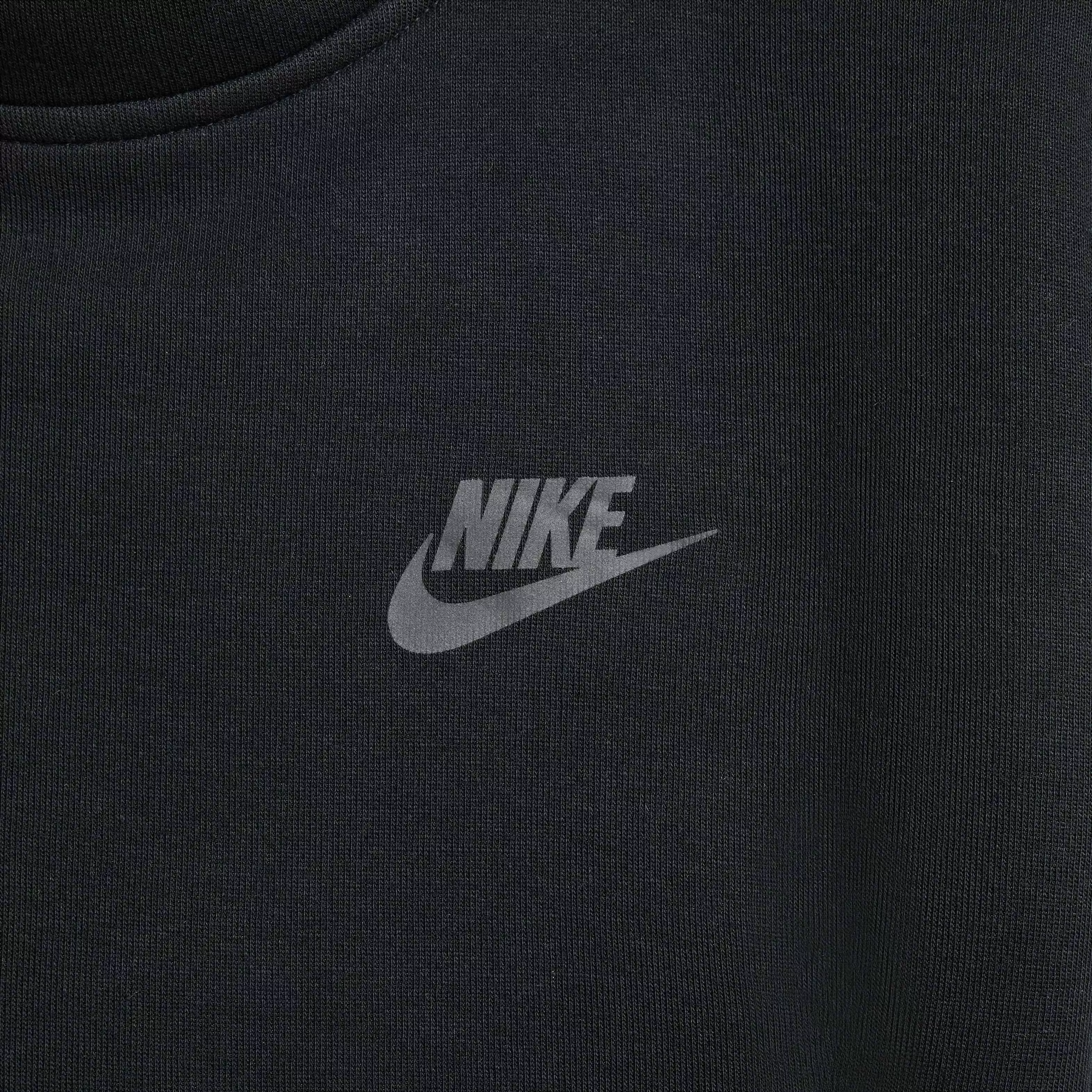 Nike Big Girls' Sportswear Tech Fleece Oversized Hoodie - BLACK