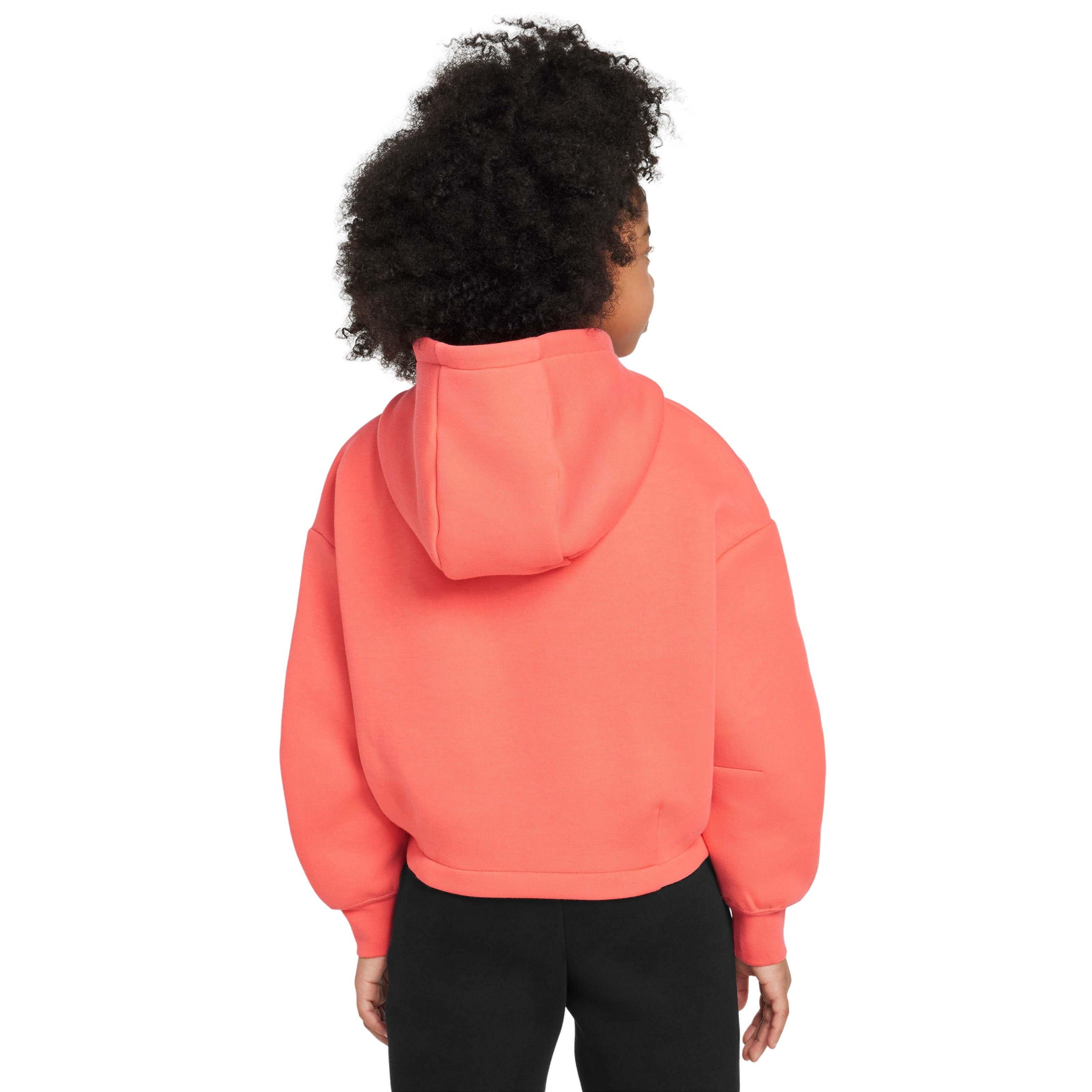 Nike Sportswear Tech Fleece Oversized Big Girls' Pullover Hoodie