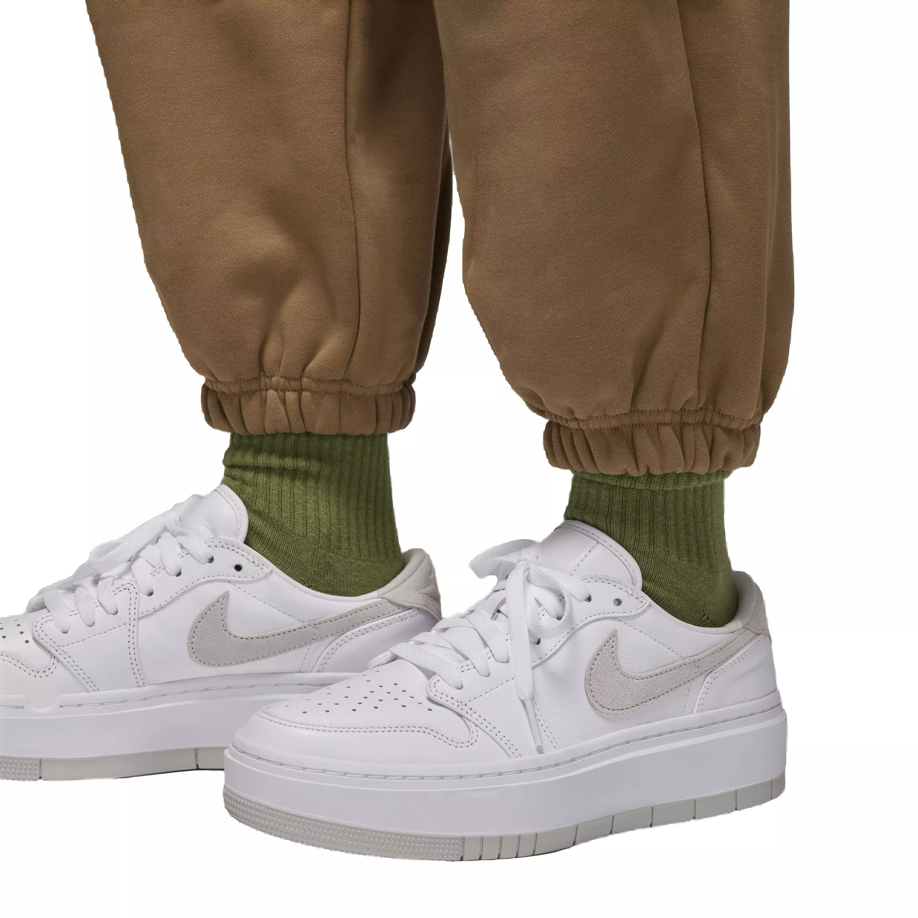 Jordan Women's Flight Fleece Pants - BROWN